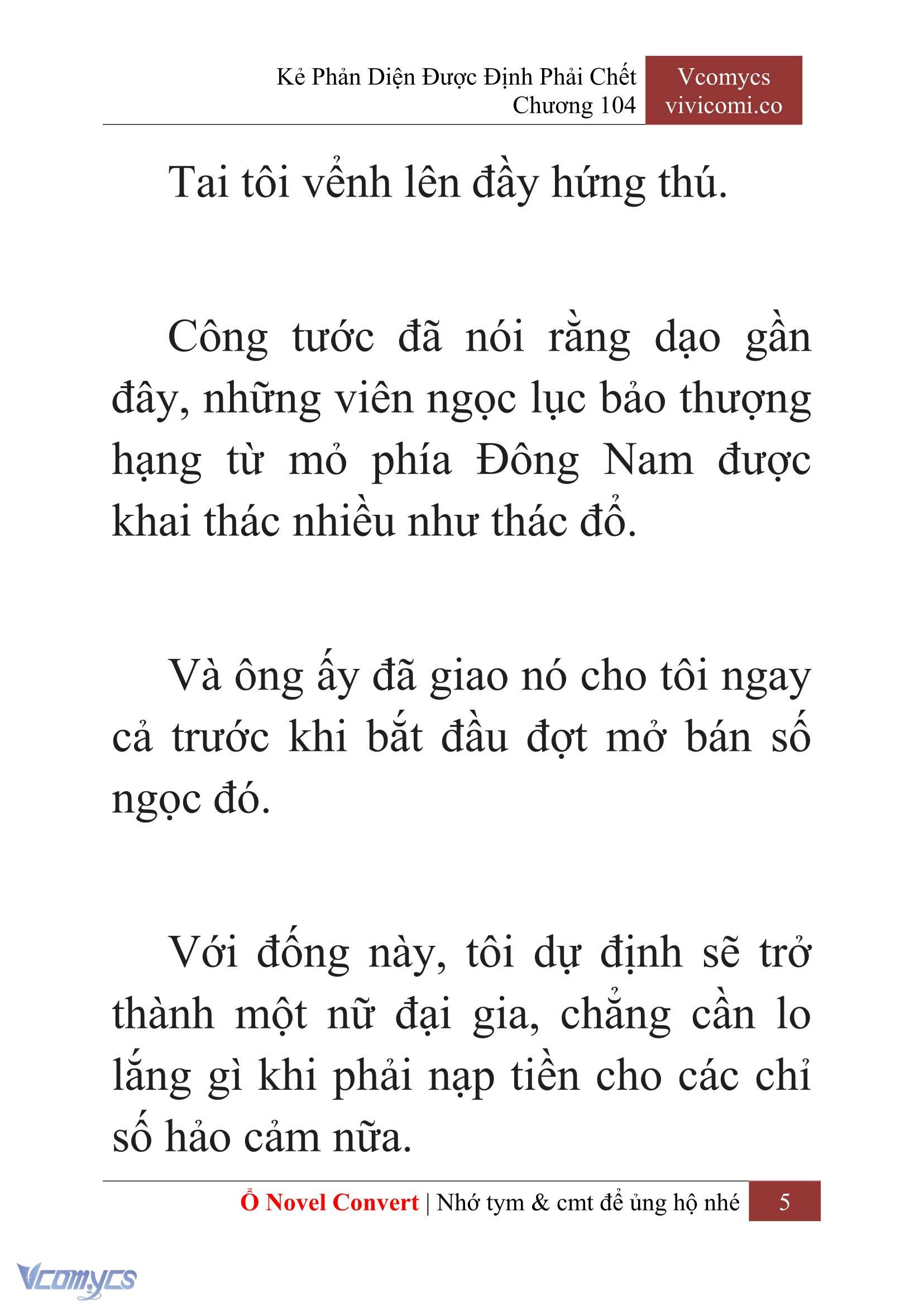[Novel] Kẻ Phản Diện Được Định Phải Chết Chap 104 - Trang 2
