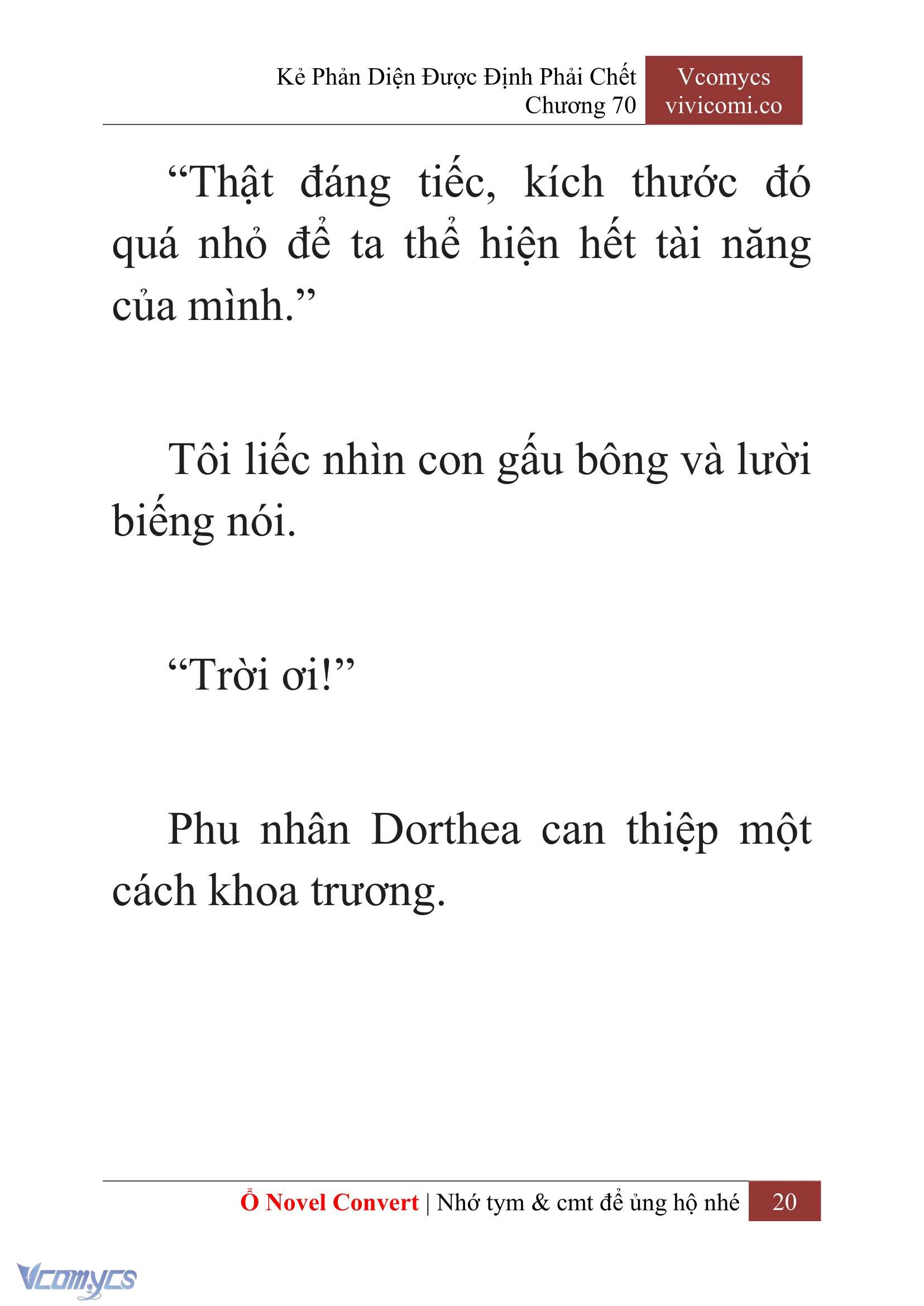 [Novel] Kẻ Phản Diện Được Định Phải Chết Chap 70 - Next Chap 71