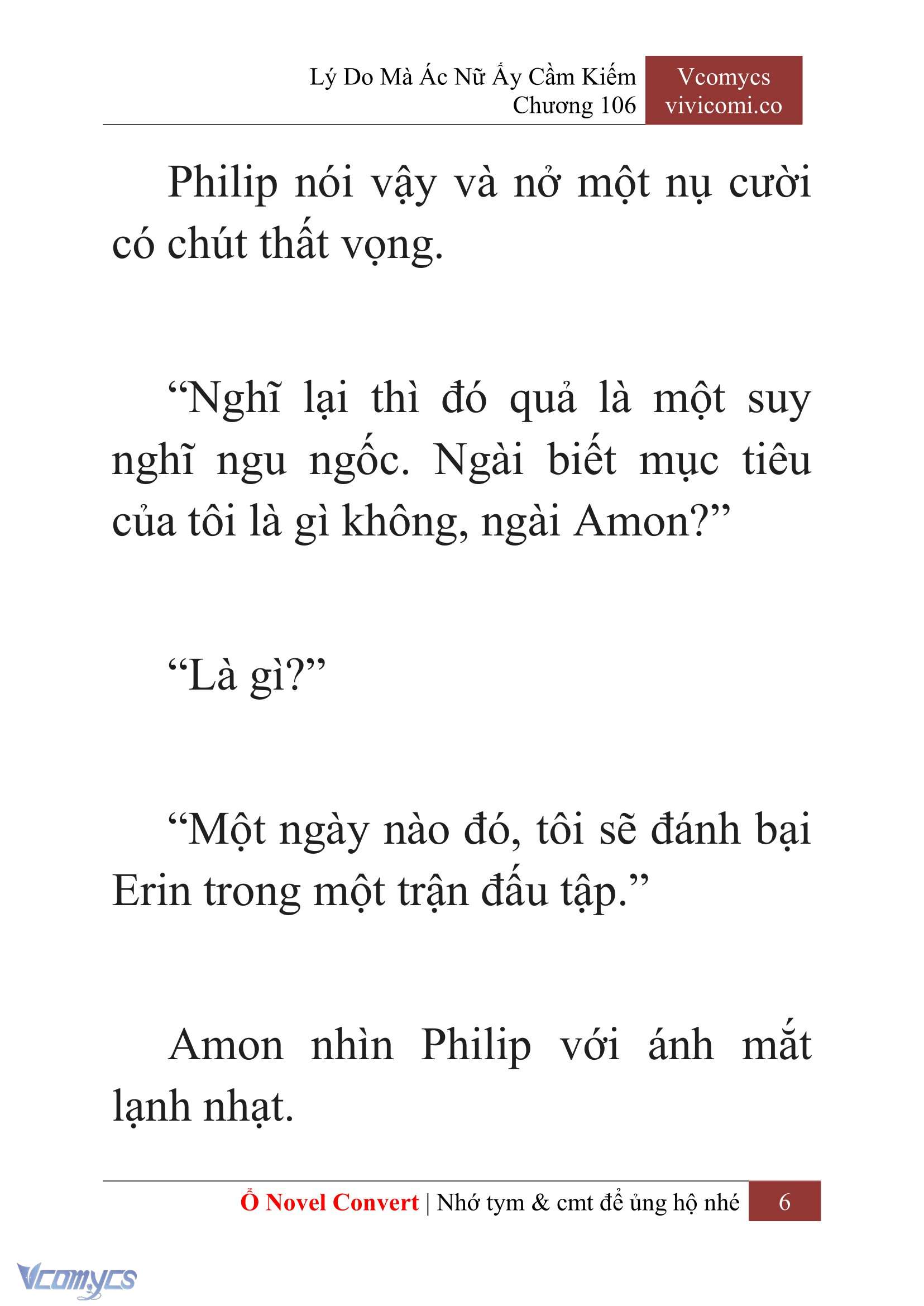 [Novel] Lý Do Mà Ác Nữ Ấy Cầm Kiếm Chap 106 - Trang 2