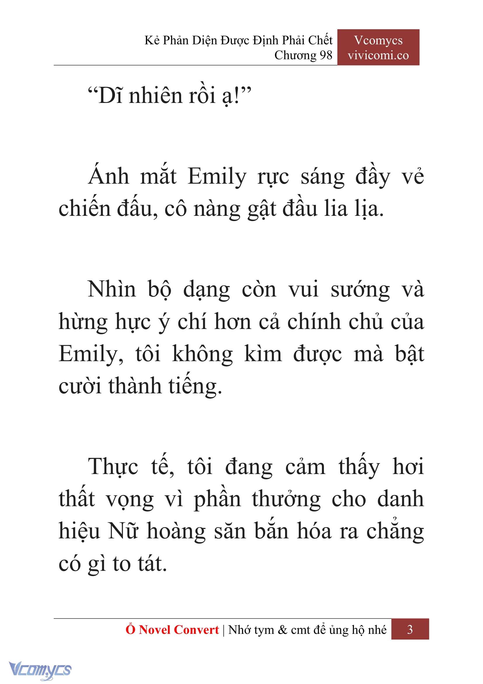 [Novel] Kẻ Phản Diện Được Định Phải Chết Chap 98 - Next Chap 99