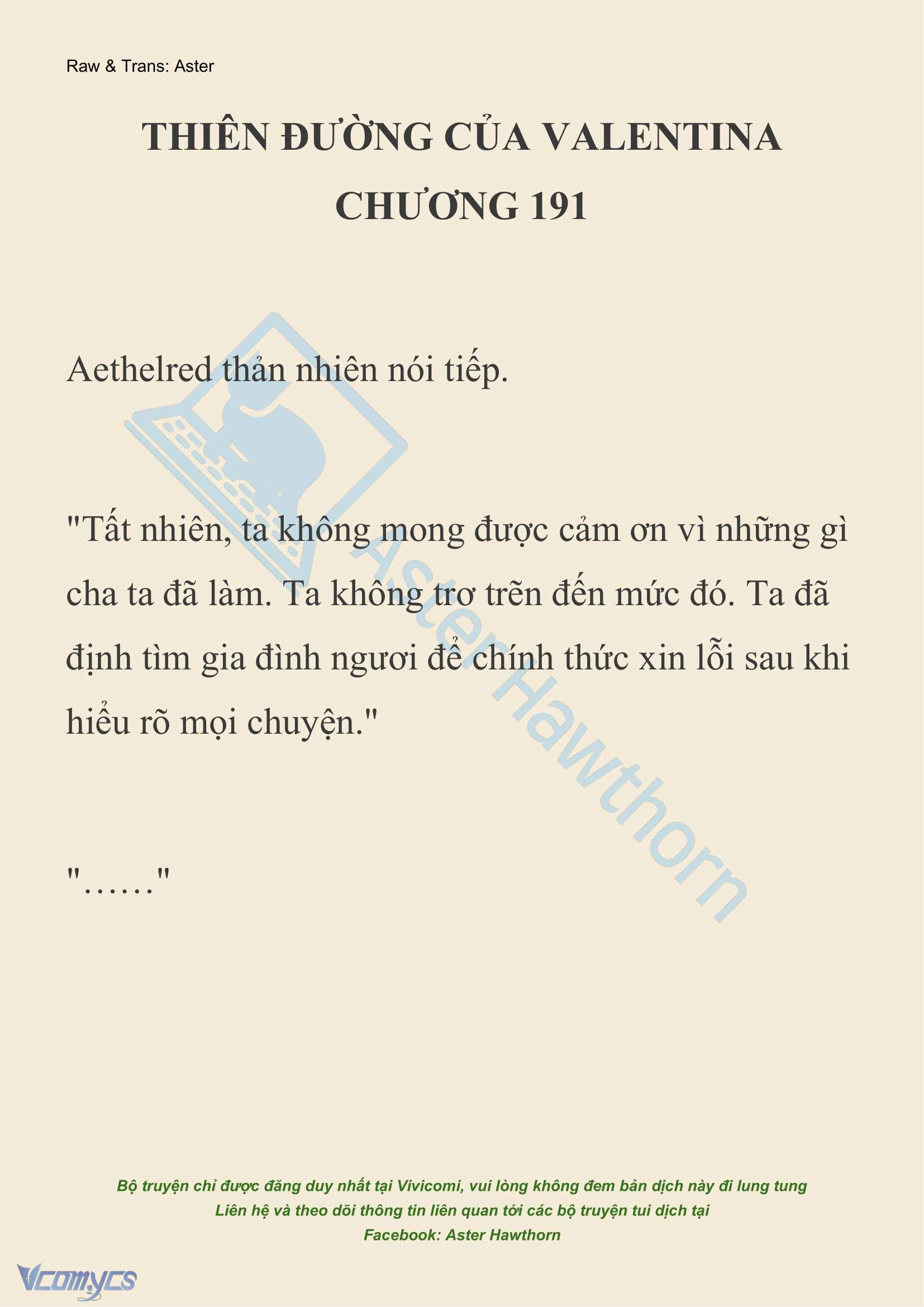 [NOVEL] Thiên Đường Của Valentina Chap 191 - Trang 2