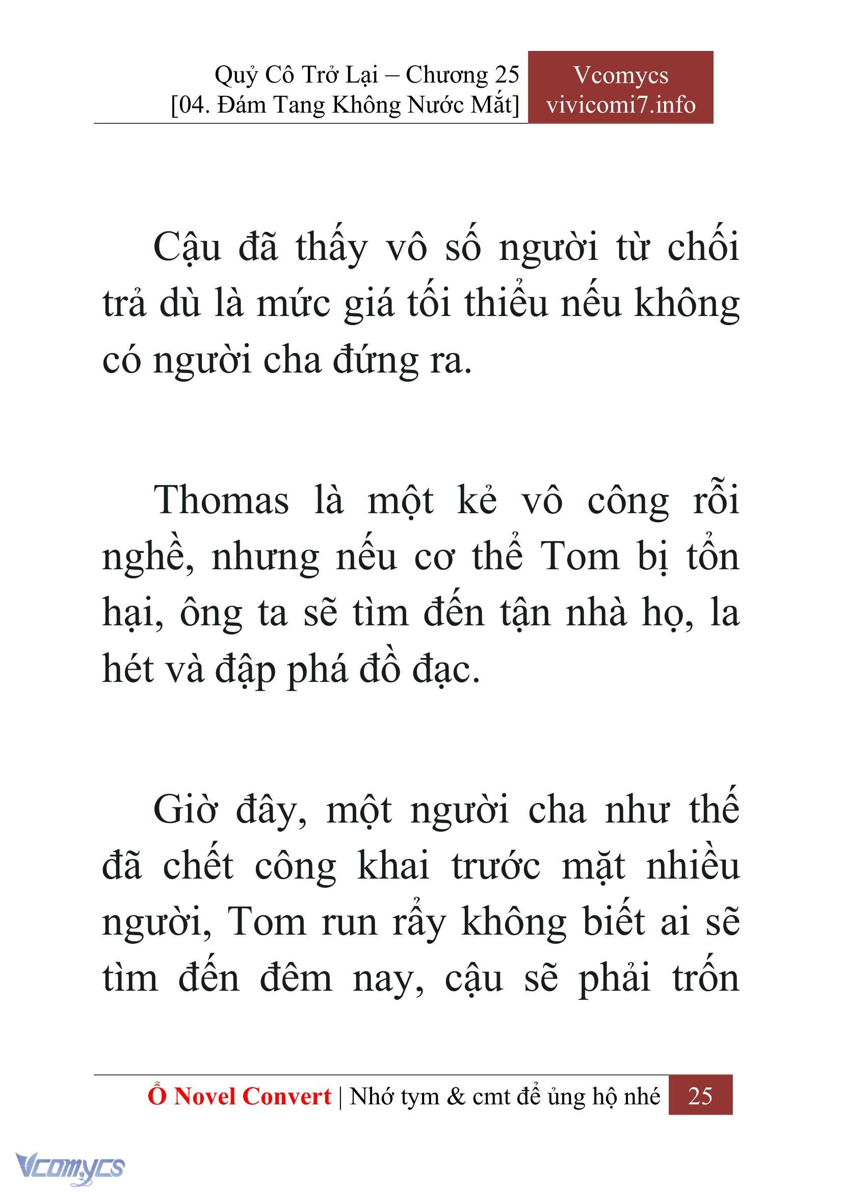 [Novel] Quý Cô Trở Lại Chap 25 - Trang 2