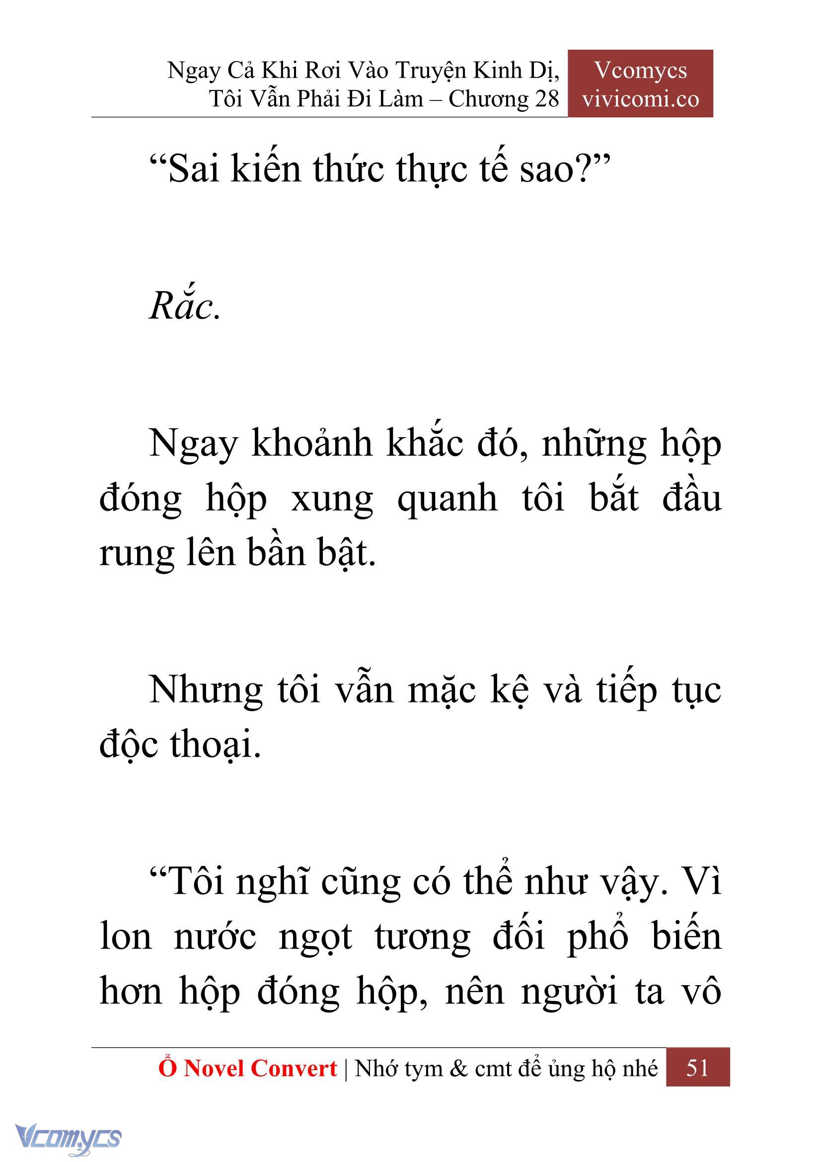 [Novel] Ngay Cả Khi Rơi Vào Truyện Kinh Dị, Tôi Vẫn Phải Đi Làm Chap 28 - Trang 2