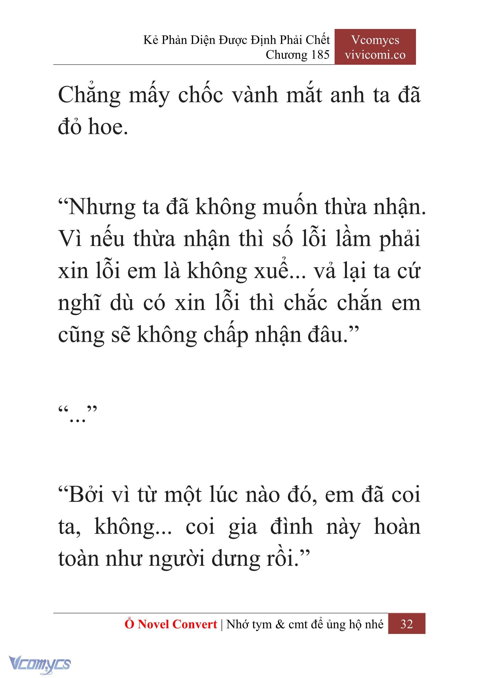 [Novel] Kẻ Phản Diện Được Định Phải Chết Chap 185 - Trang 2