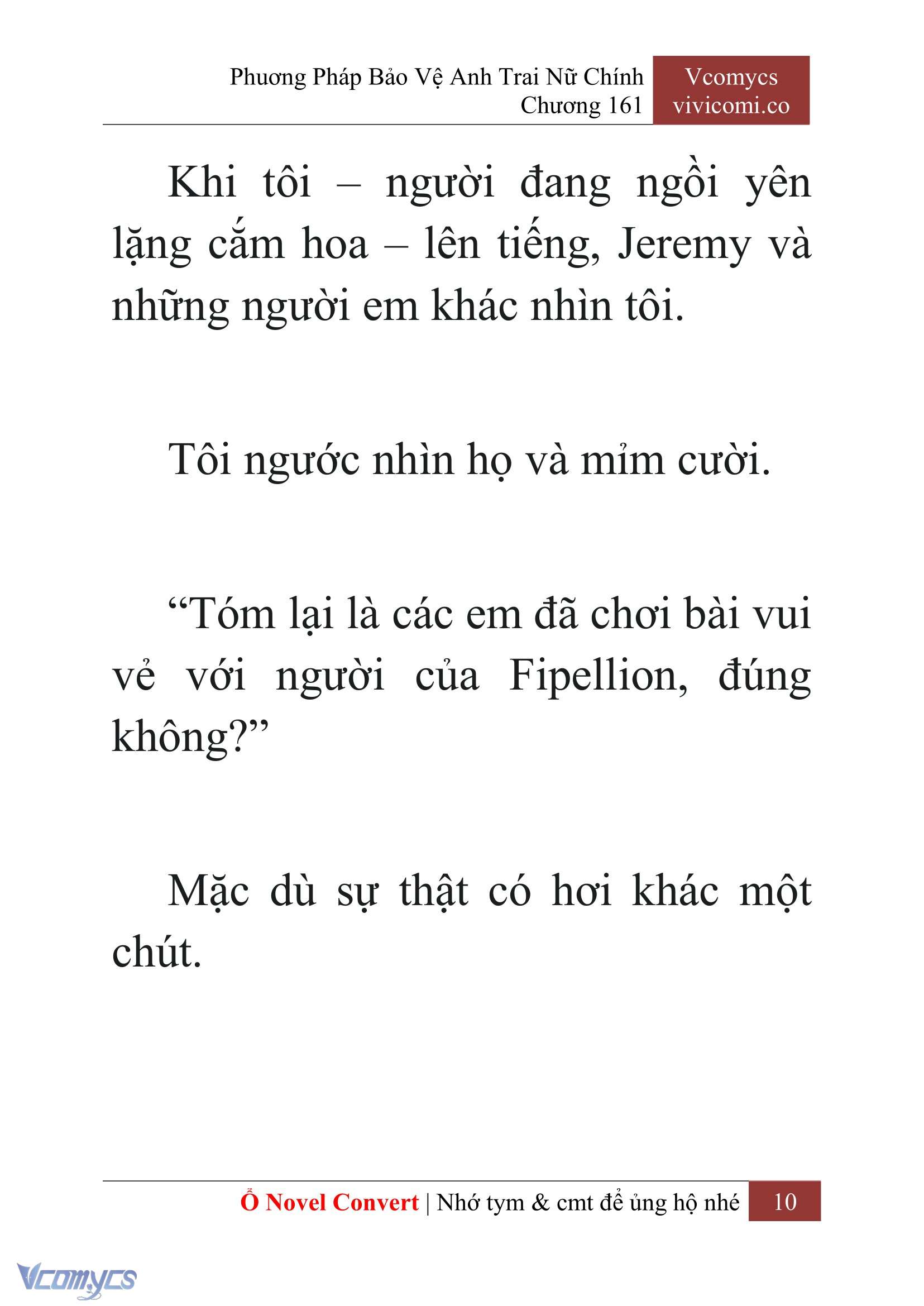 [Novel] Phương Pháp Bảo Vệ Anh Trai Nữ Chính Chap 161 - Trang 2