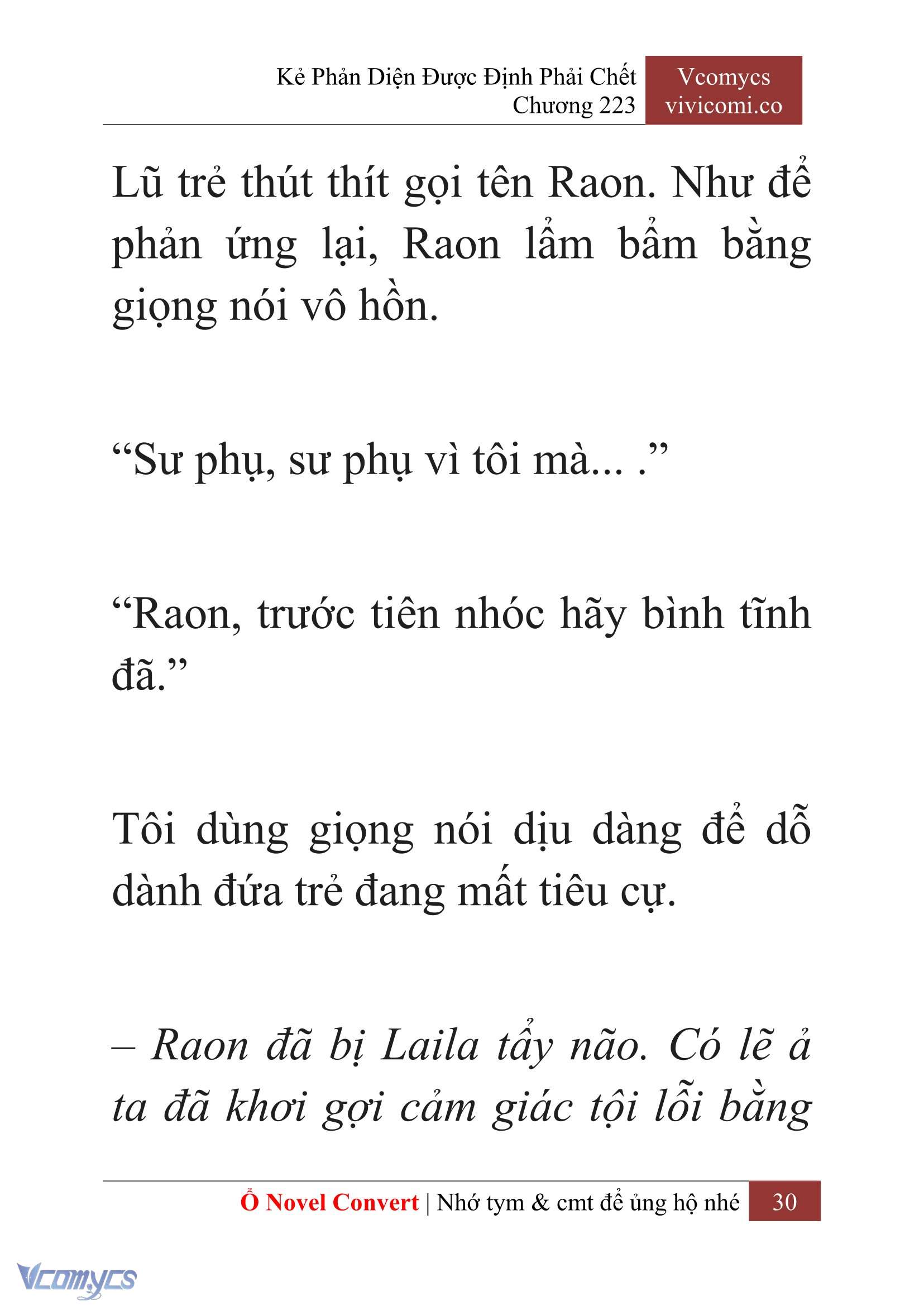 [Novel] Kẻ Phản Diện Được Định Phải Chết Chap 223 - Next Chap 224