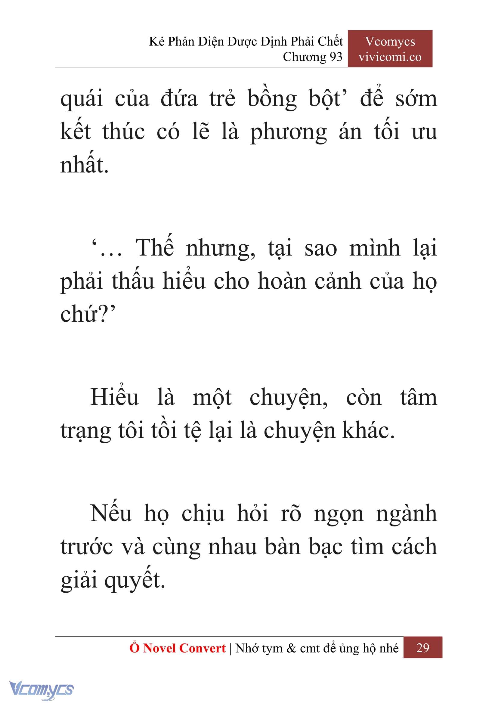 [Novel] Kẻ Phản Diện Được Định Phải Chết Chap 93 - Next Chap 94