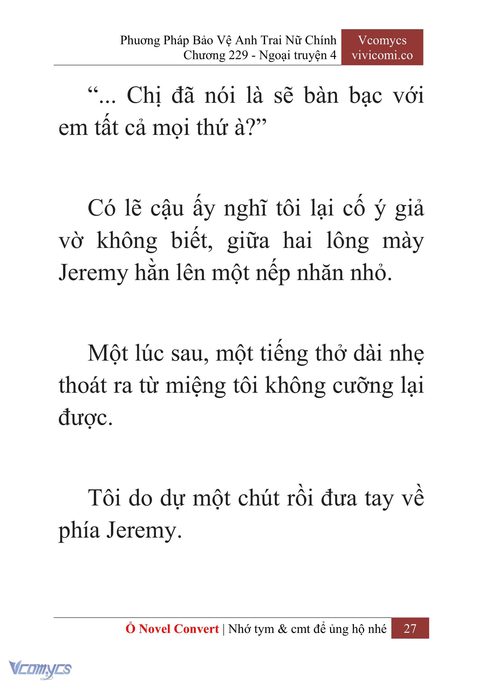[Novel] Phương Pháp Bảo Vệ Anh Trai Nữ Chính Chap 229 - Trang 2