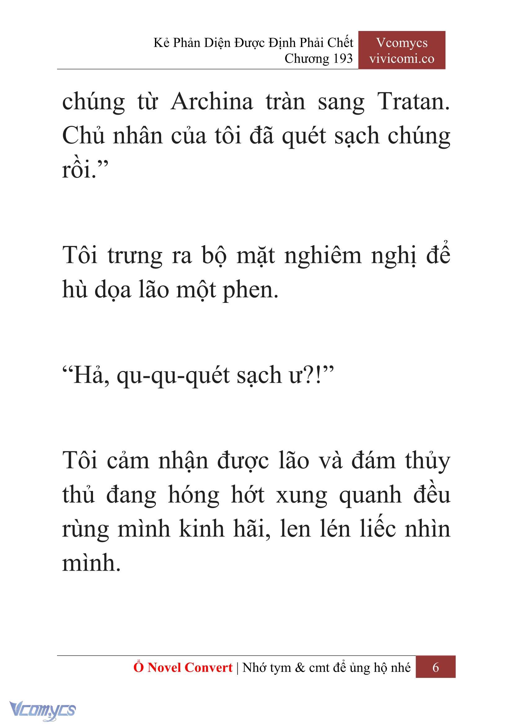 [Novel] Kẻ Phản Diện Được Định Phải Chết Chap 193 - Trang 2