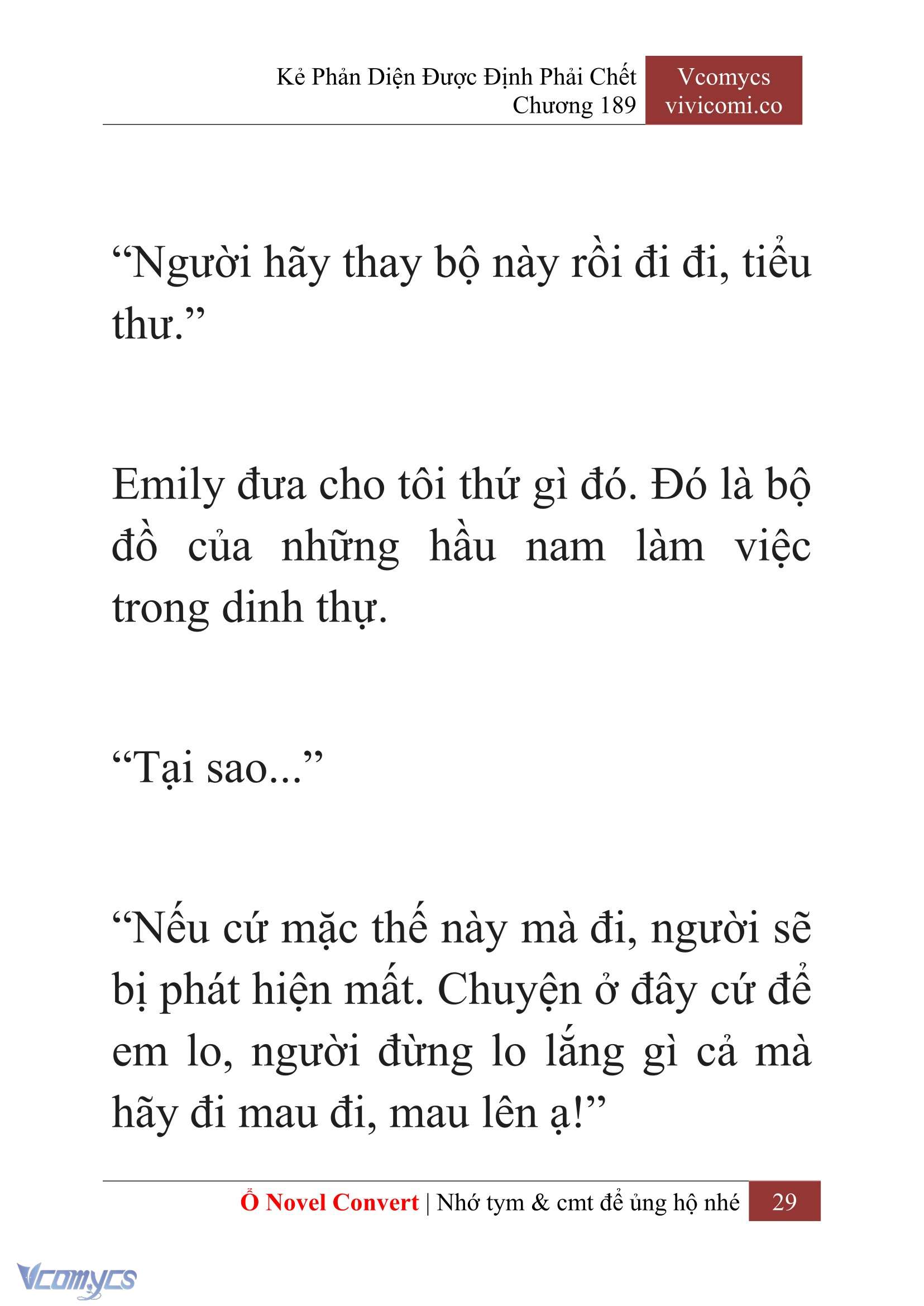[Novel] Kẻ Phản Diện Được Định Phải Chết Chap 189 - Trang 2