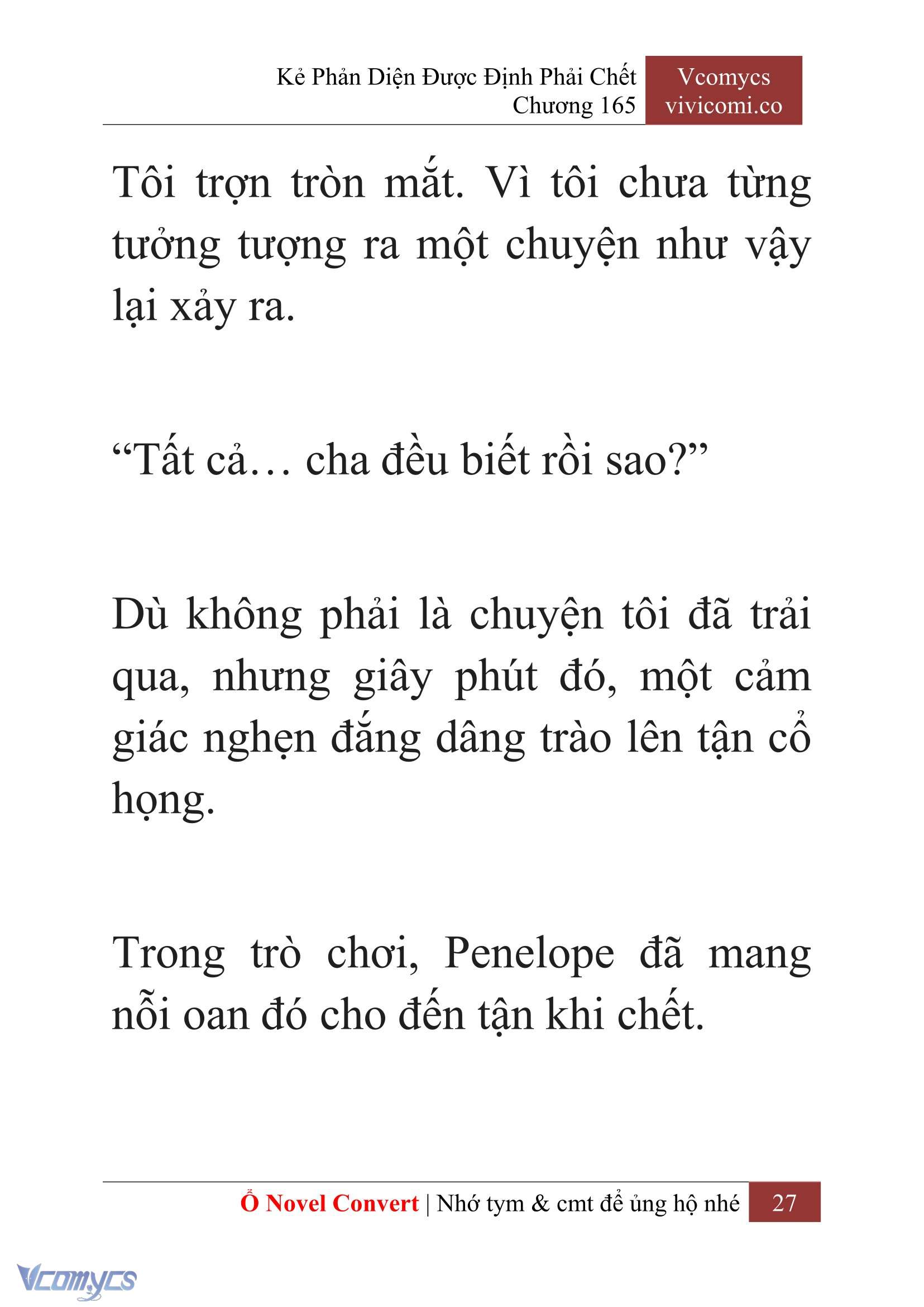 [Novel] Kẻ Phản Diện Được Định Phải Chết Chap 165 - Trang 2