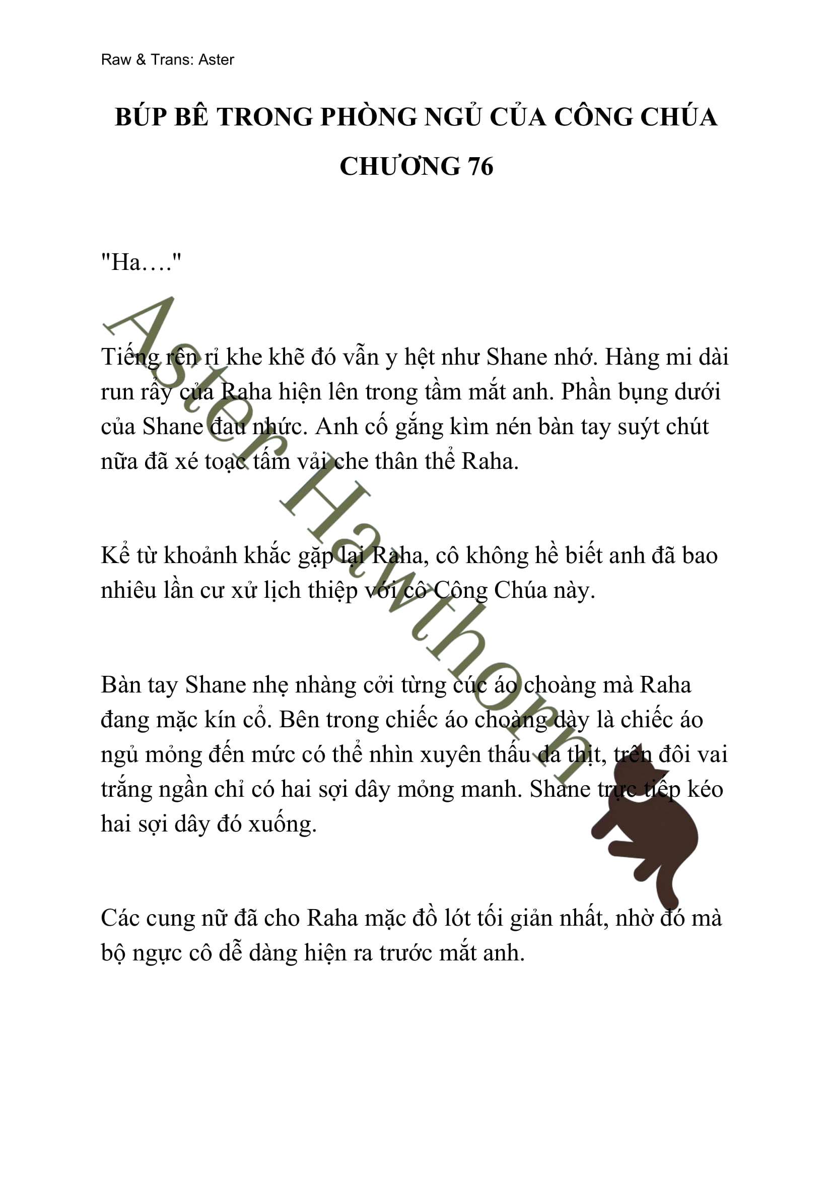 [NOVEL] Búp Bê Trong Phòng Ngủ Của Công Chúa Chap 76 - Trang 2