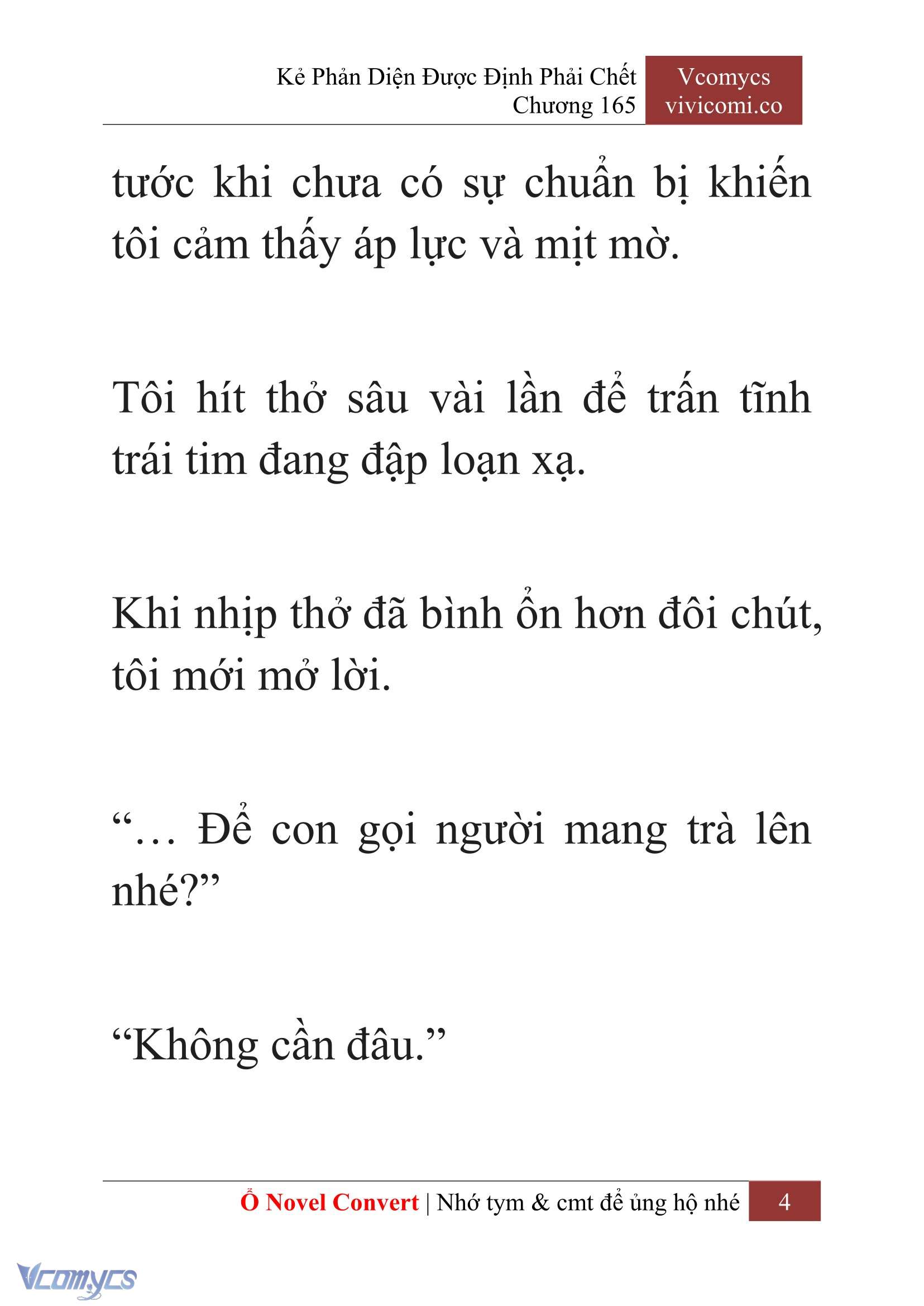 [Novel] Kẻ Phản Diện Được Định Phải Chết Chap 165 - Trang 2
