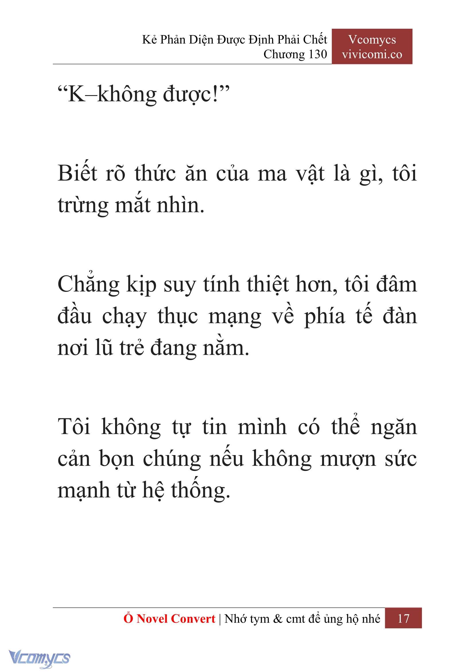 [Novel] Kẻ Phản Diện Được Định Phải Chết Chap 130 - Trang 2