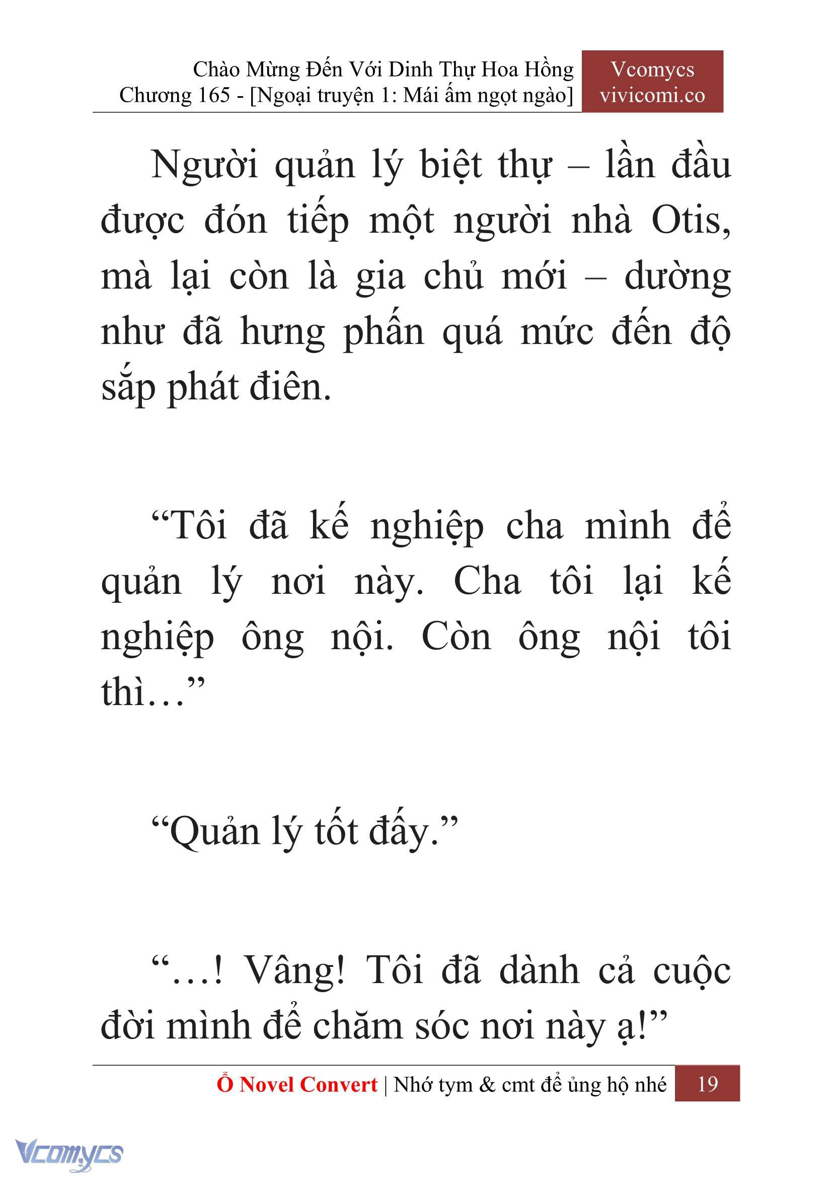 [Novel] Chào Mừng Đến Với Dinh Thự Hoa Hồng Chap 165 - Trang 2
