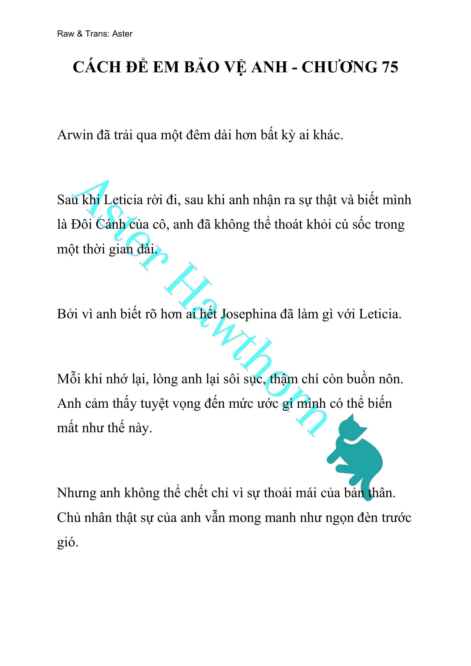 [NOVEL] Cách Để Em Bảo Vệ Anh Chap 75 - Trang 2