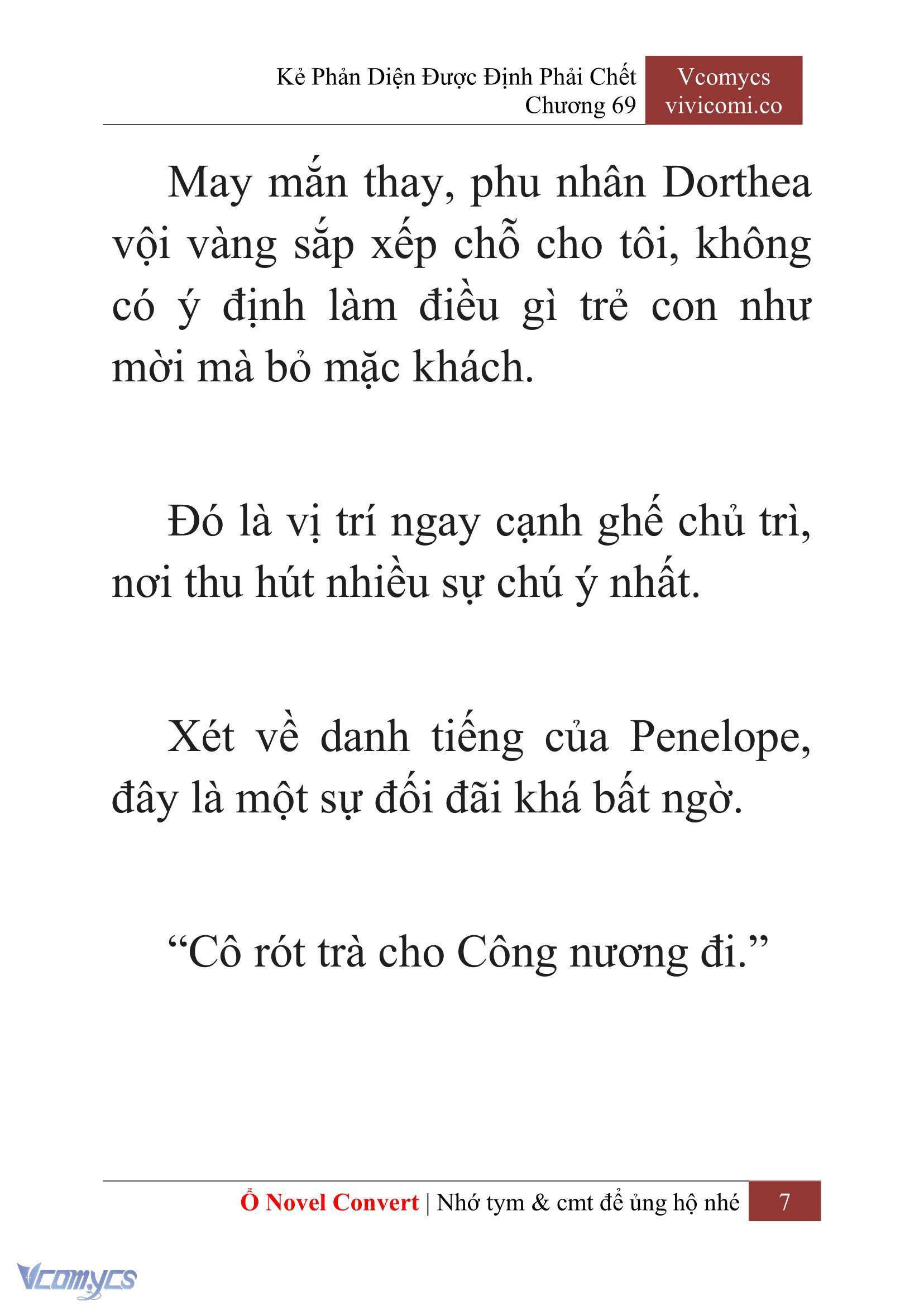 [Novel] Kẻ Phản Diện Được Định Phải Chết Chap 69 - Trang 2