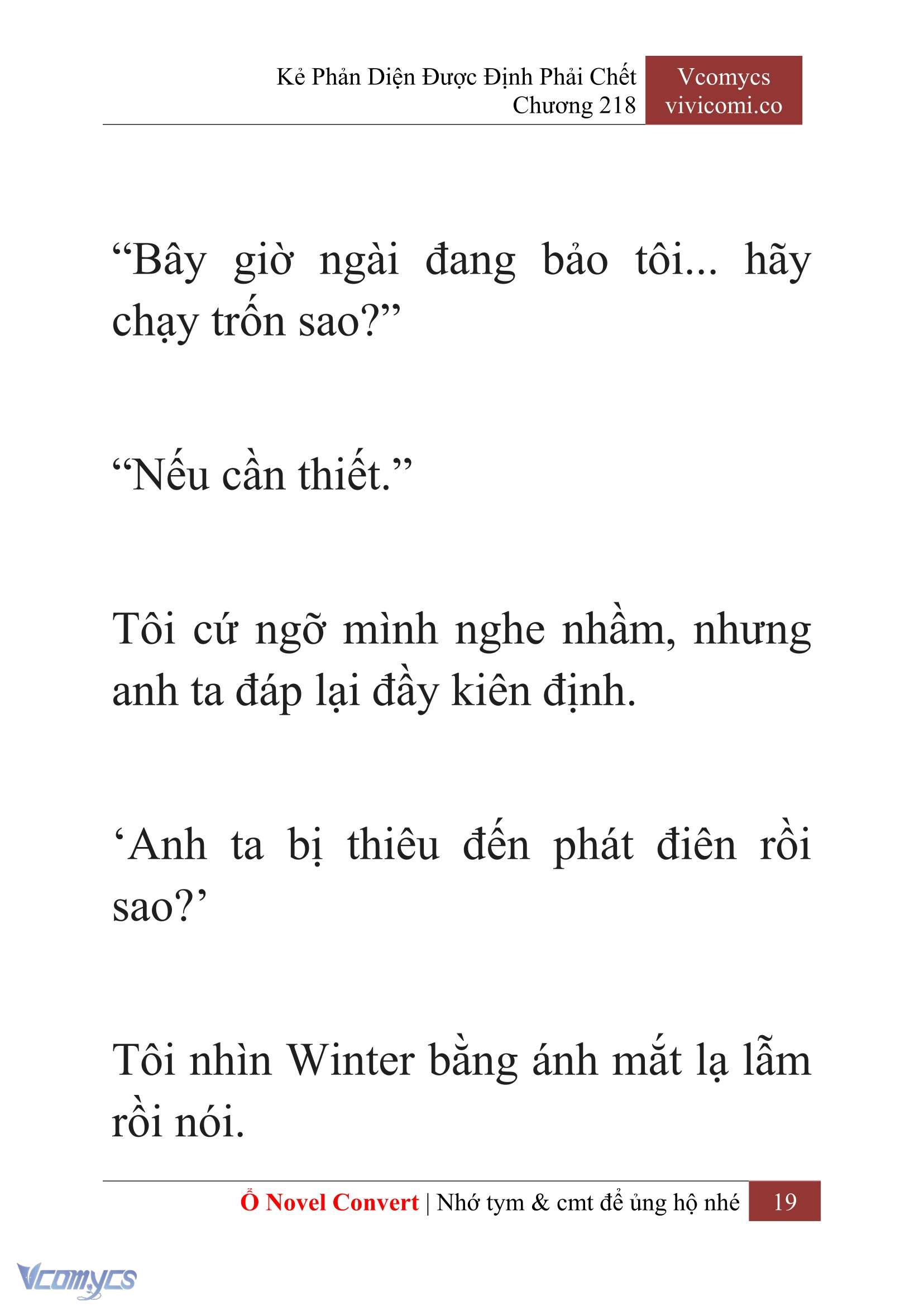 [Novel] Kẻ Phản Diện Được Định Phải Chết Chap 218 - Next Chap 219