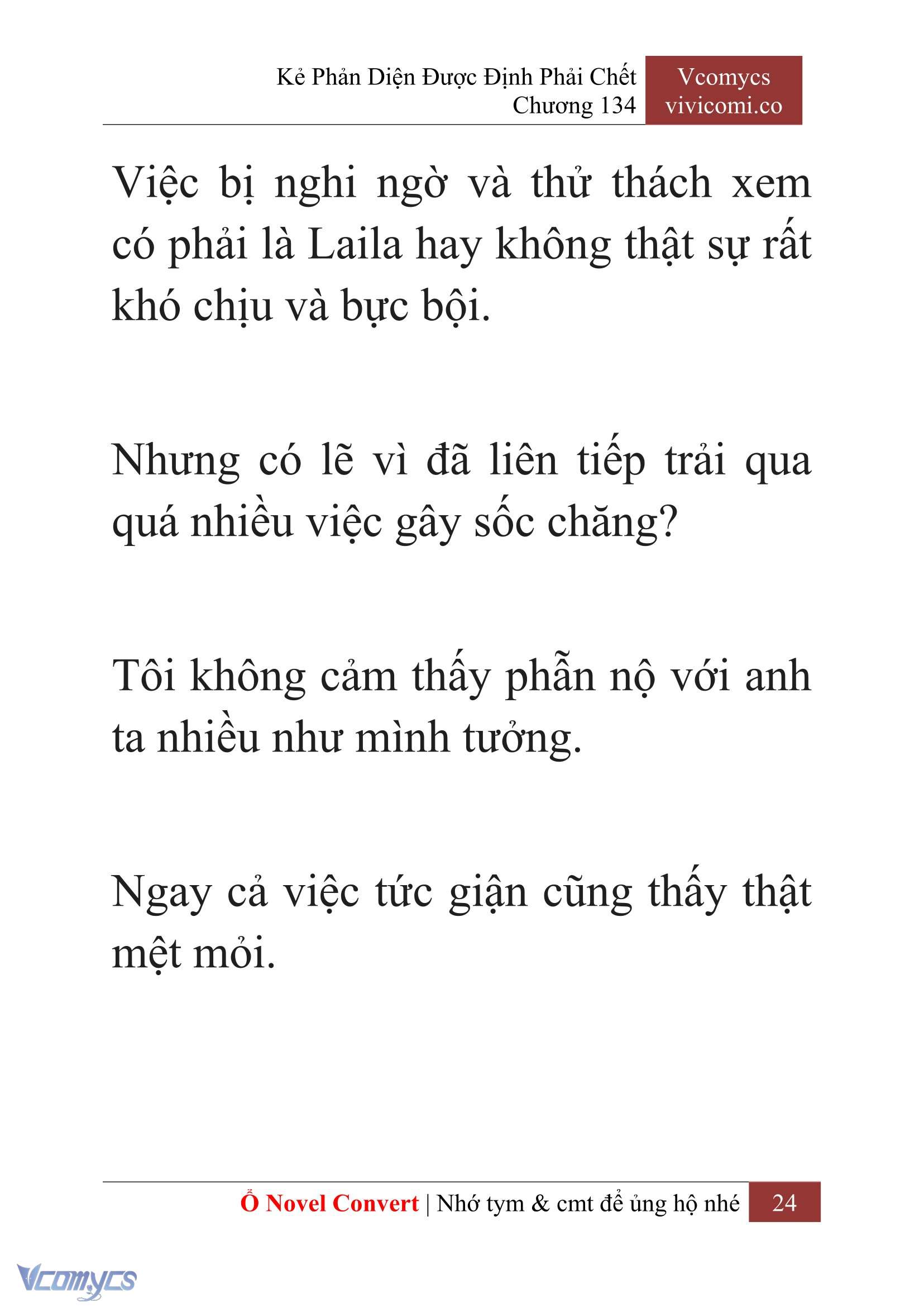 [Novel] Kẻ Phản Diện Được Định Phải Chết Chap 134 - Trang 2