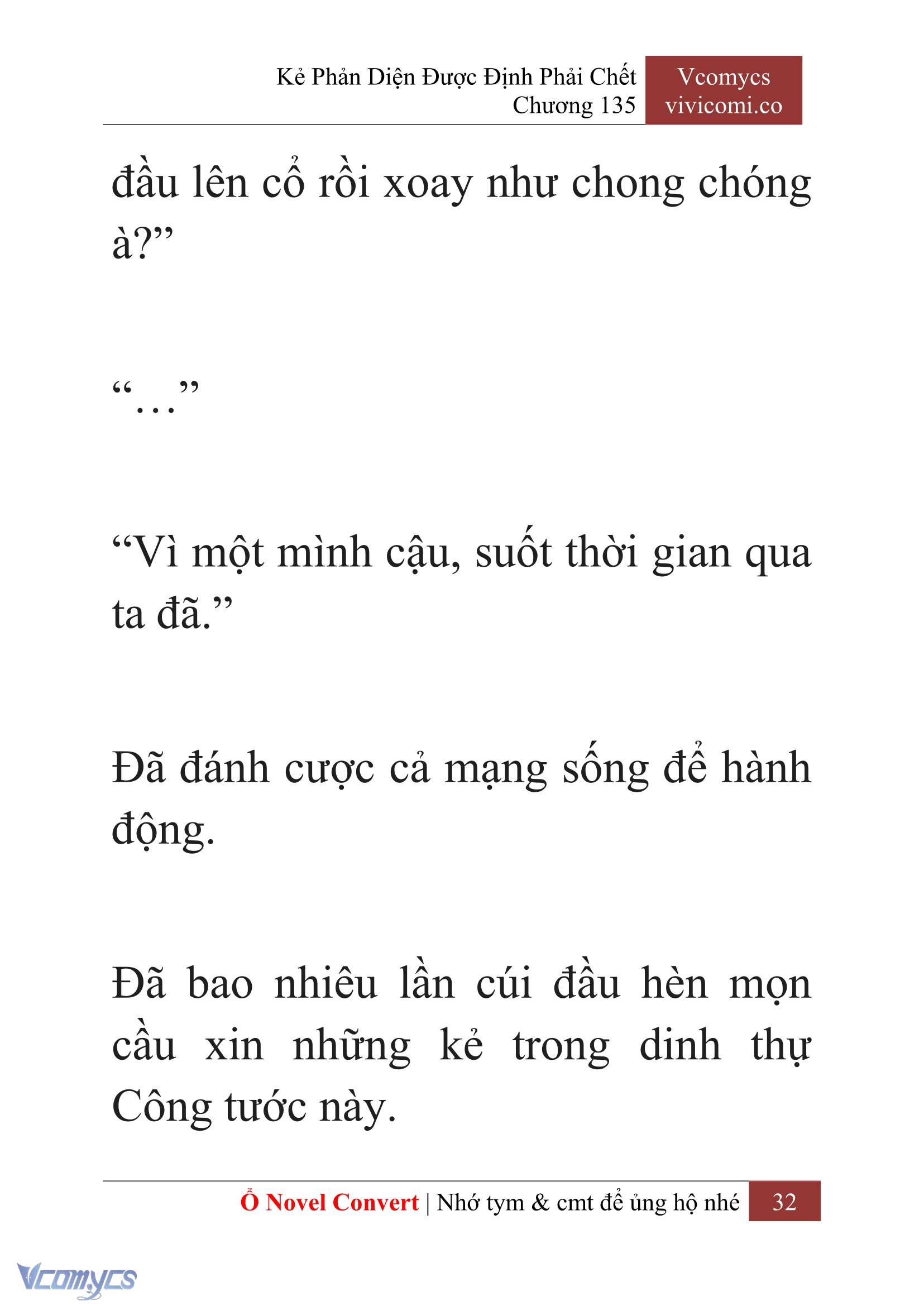 [Novel] Kẻ Phản Diện Được Định Phải Chết Chap 135 - Trang 2