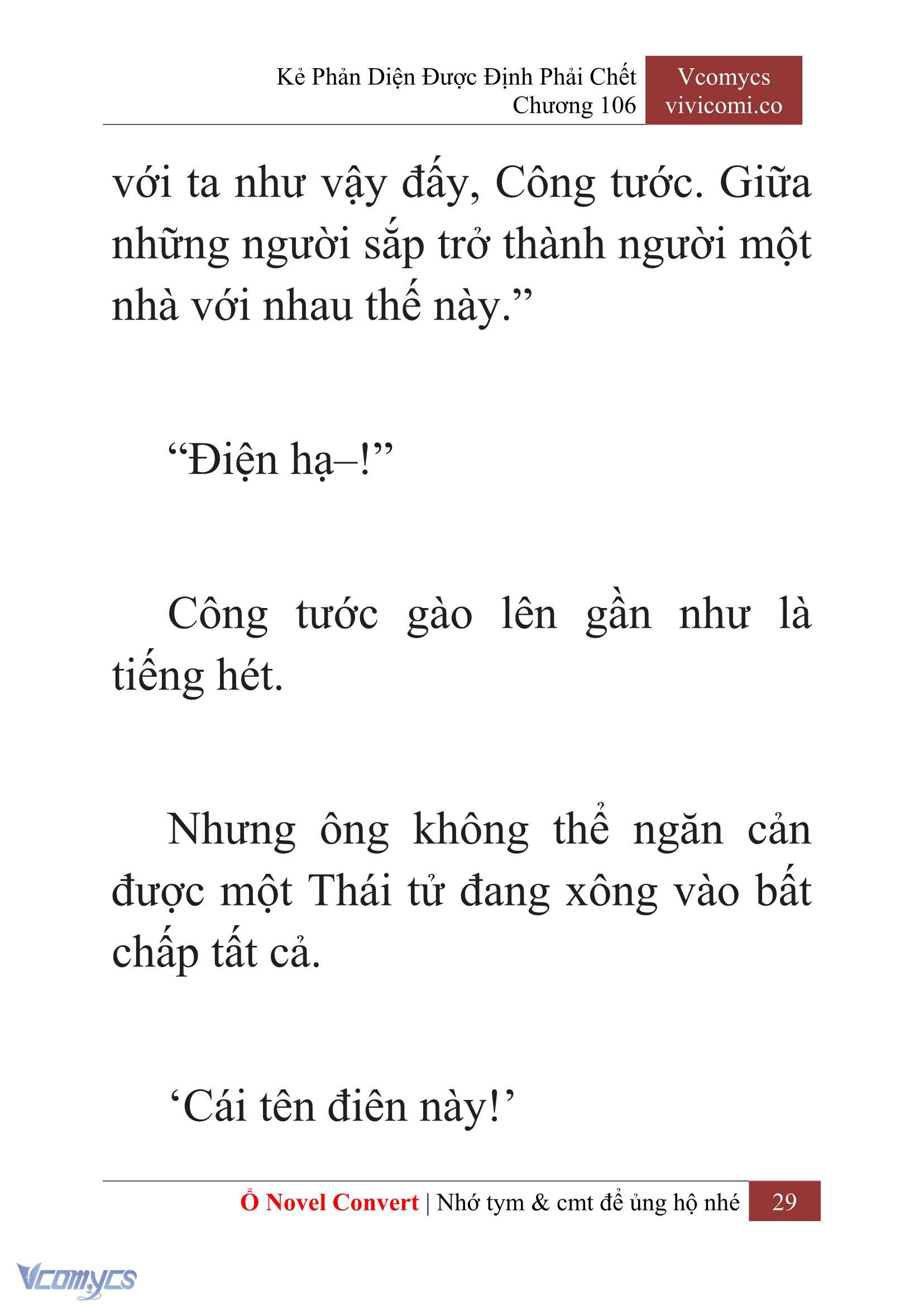 [Novel] Kẻ Phản Diện Được Định Phải Chết Chap 106 - Next Chap 107