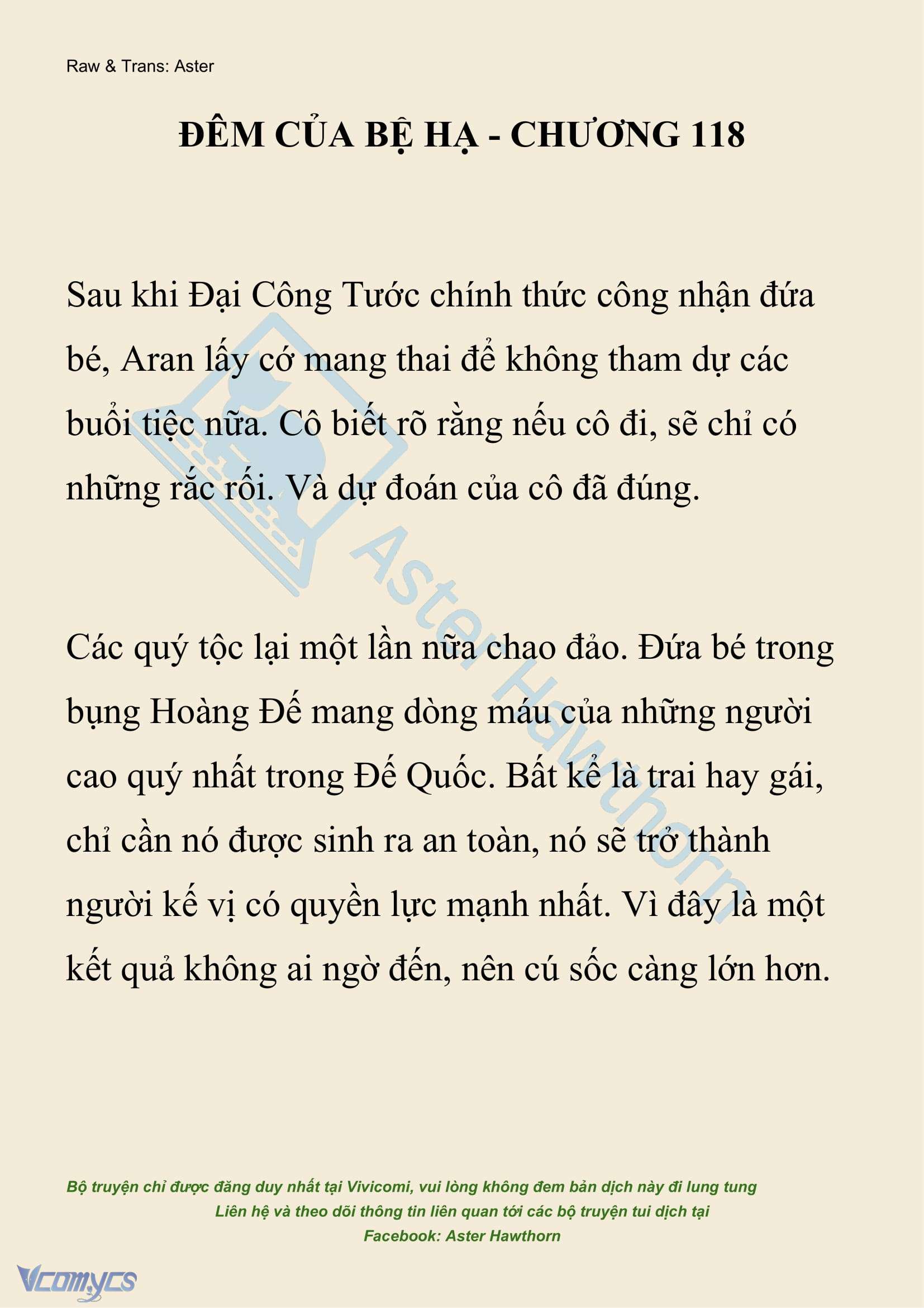 [NOVEL] Đêm Của Bệ Hạ Chap 118 - Trang 2