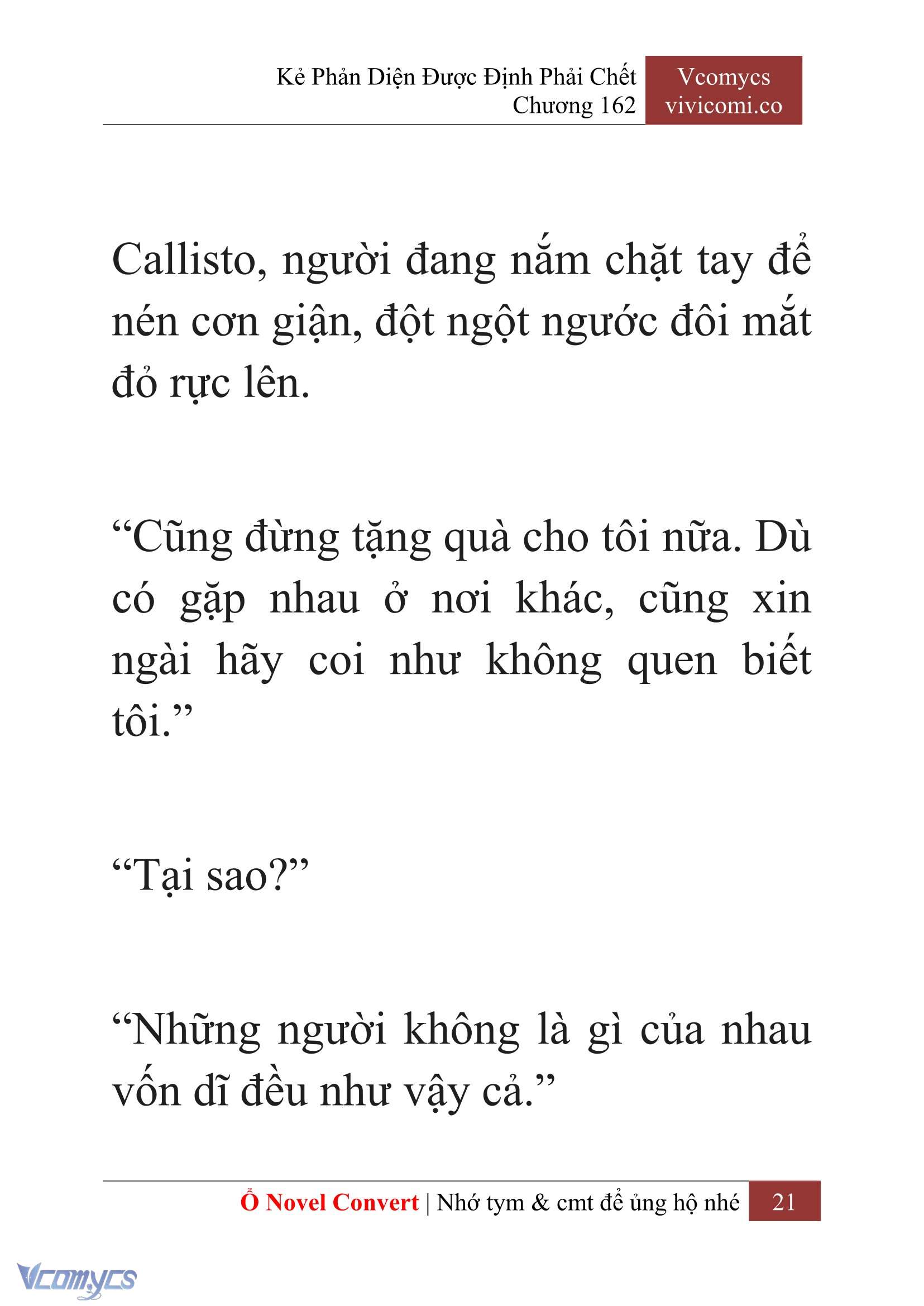 [Novel] Kẻ Phản Diện Được Định Phải Chết Chap 162 - Next Chap 163