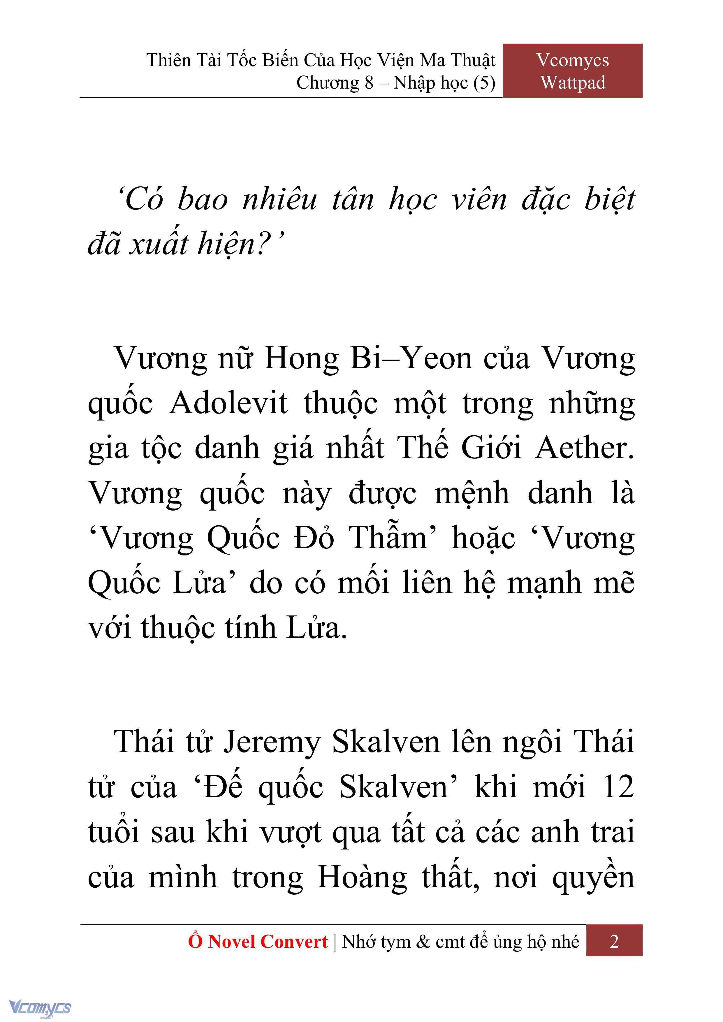 [Novel] Thiên Tài Tốc Biến Của Học Viện Ma Thuật Chap 8 - Trang 2