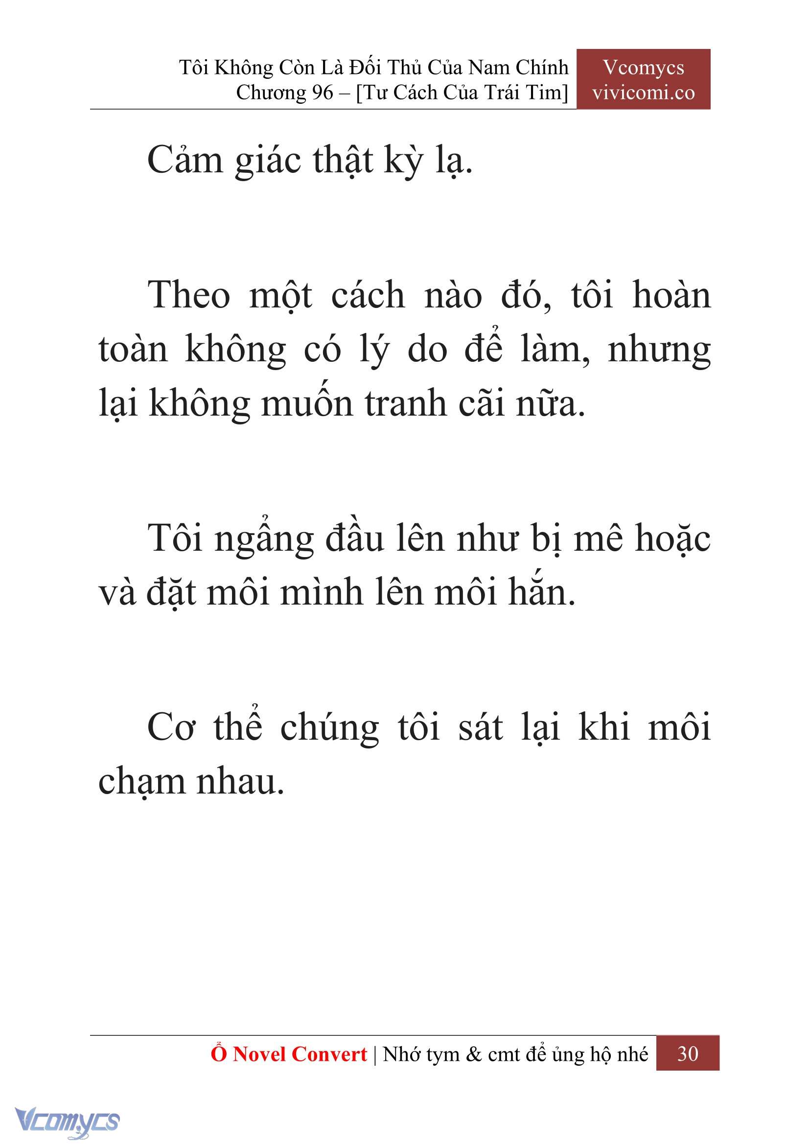 [Novel] Tôi Không Còn Là Đối Thủ Của Nam Chính Chap 96 - Trang 2