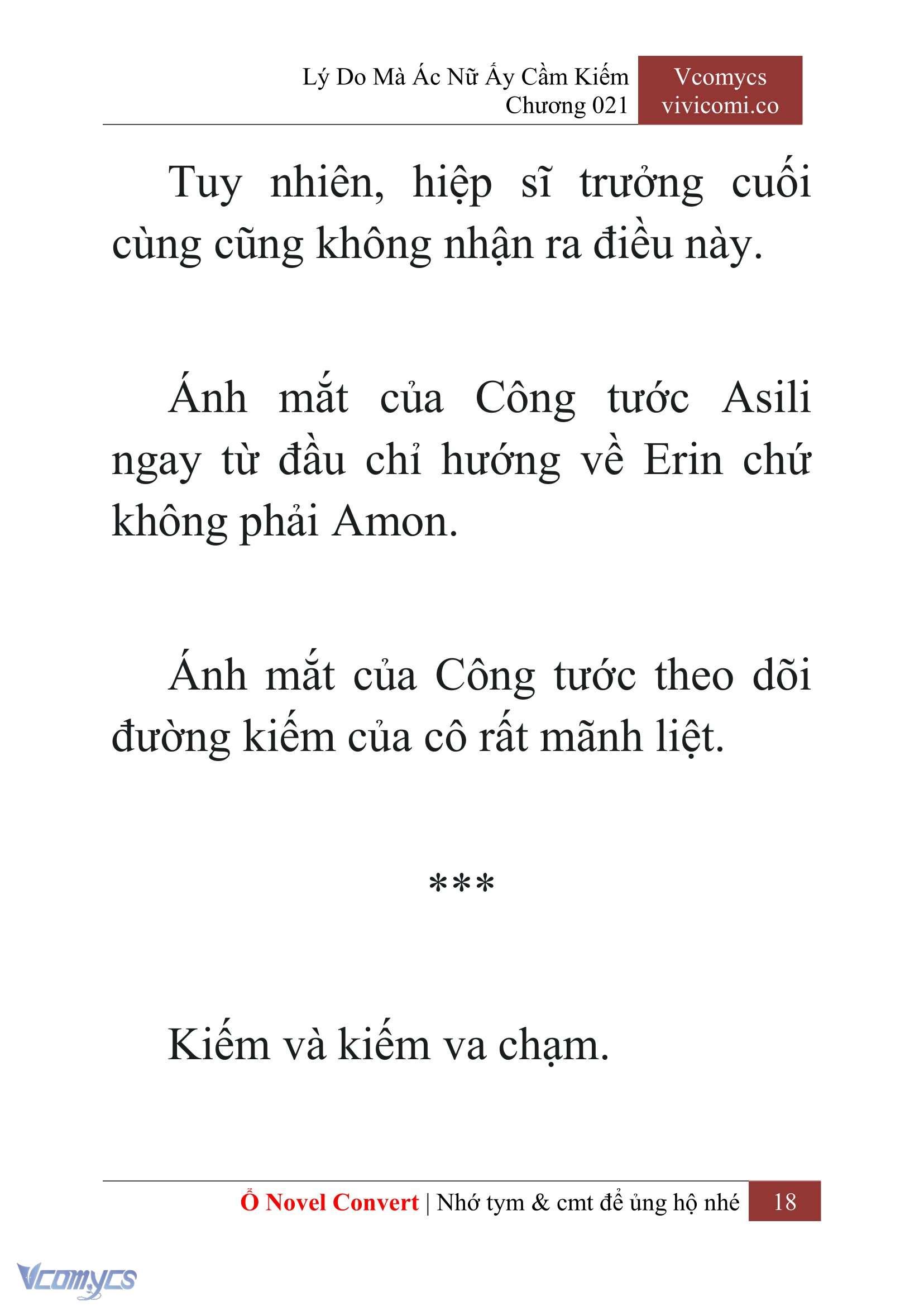 [Novel] Lý Do Mà Ác Nữ Ấy Cầm Kiếm Chap 21 - Trang 2