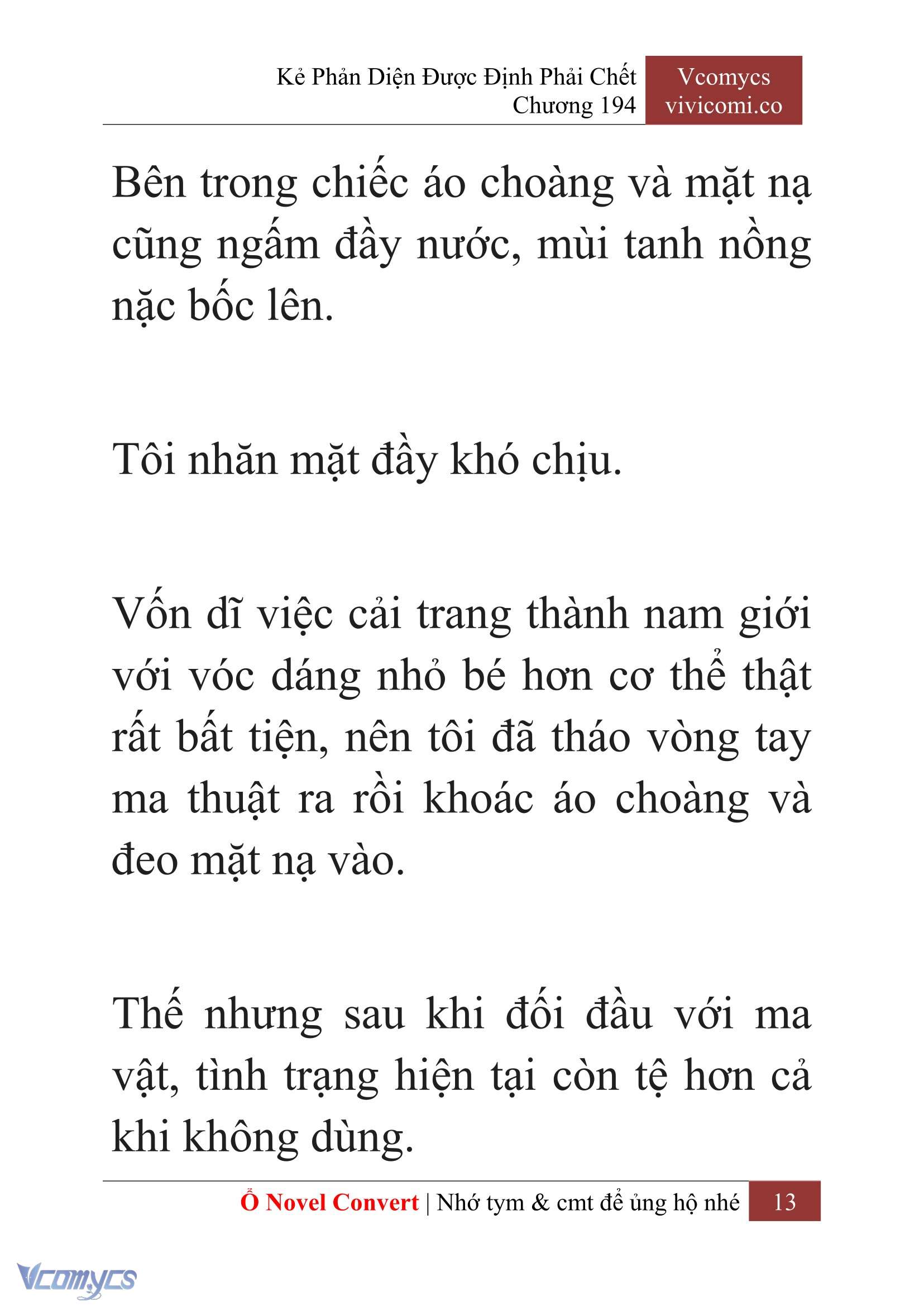 [Novel] Kẻ Phản Diện Được Định Phải Chết Chap 194 - Trang 2
