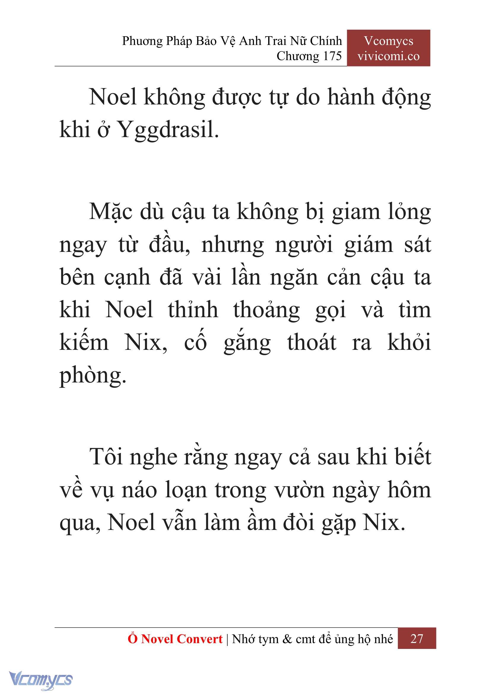 [Novel] Phương Pháp Bảo Vệ Anh Trai Nữ Chính Chap 175 - Trang 2