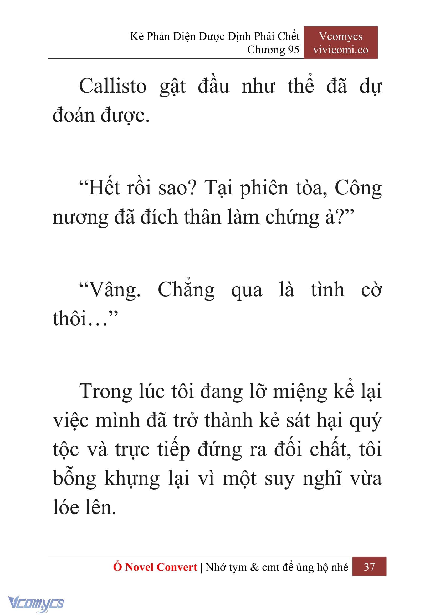 [Novel] Kẻ Phản Diện Được Định Phải Chết Chap 95 - Next Chap 96