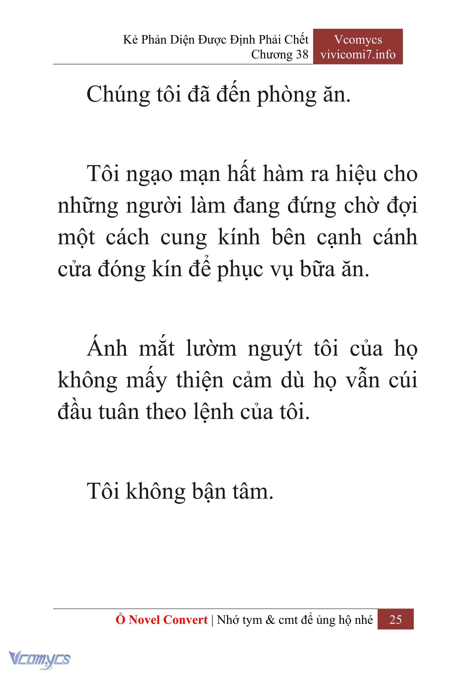 [Novel] Kẻ Phản Diện Được Định Phải Chết Chap 38 - Next Chap 39