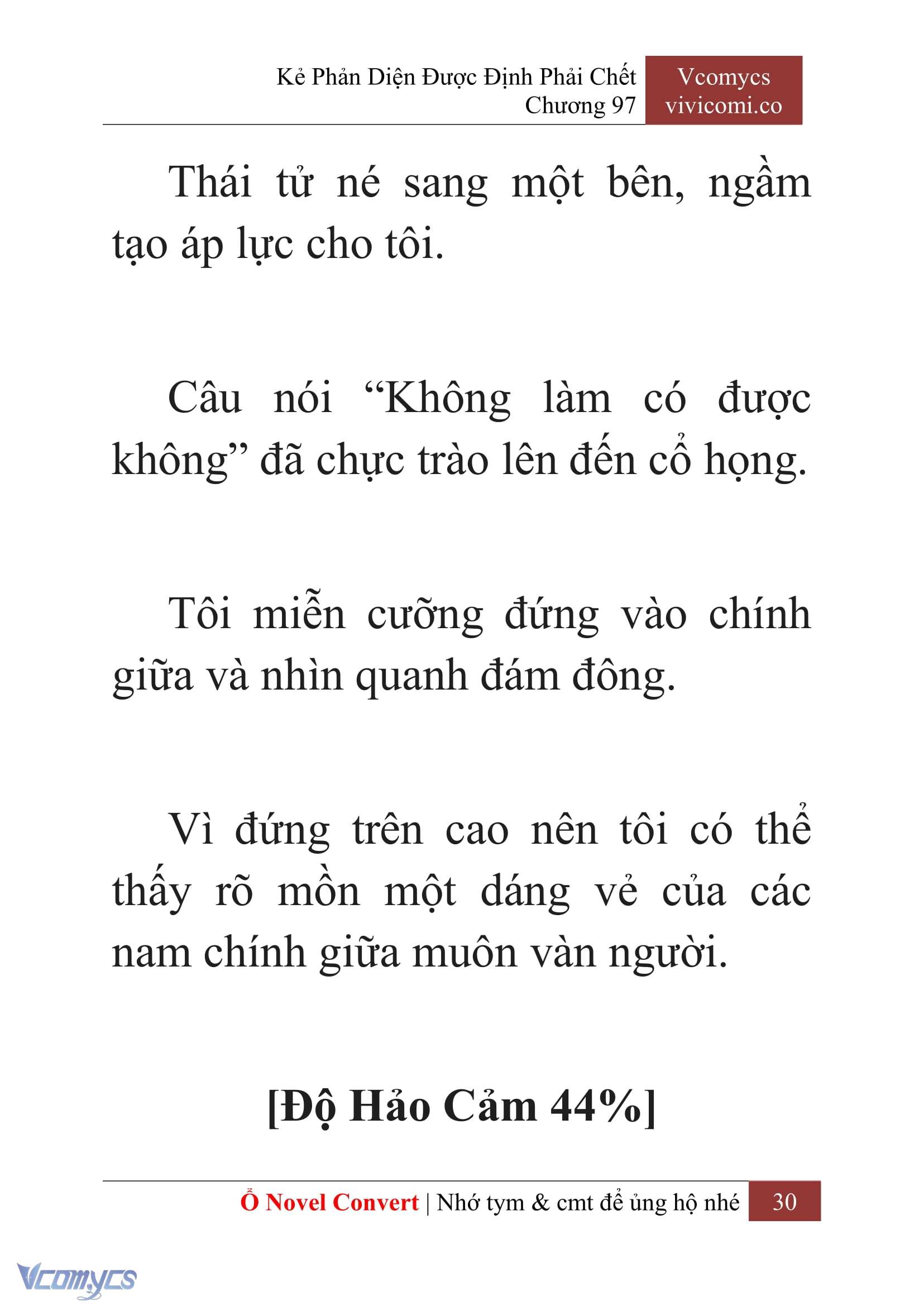 [Novel] Kẻ Phản Diện Được Định Phải Chết Chap 97 - Next Chap 98