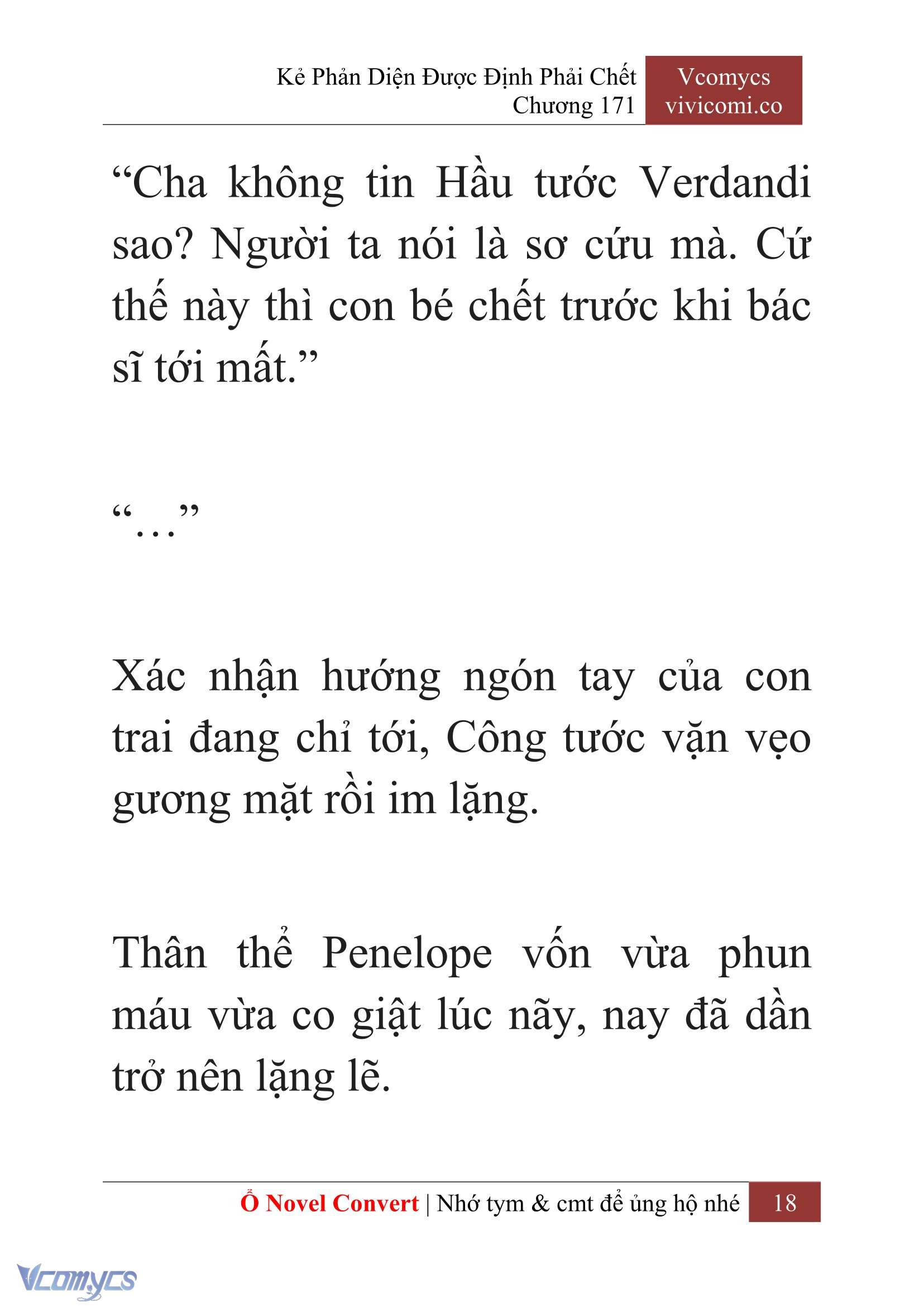 [Novel] Kẻ Phản Diện Được Định Phải Chết Chap 171 - Trang 2