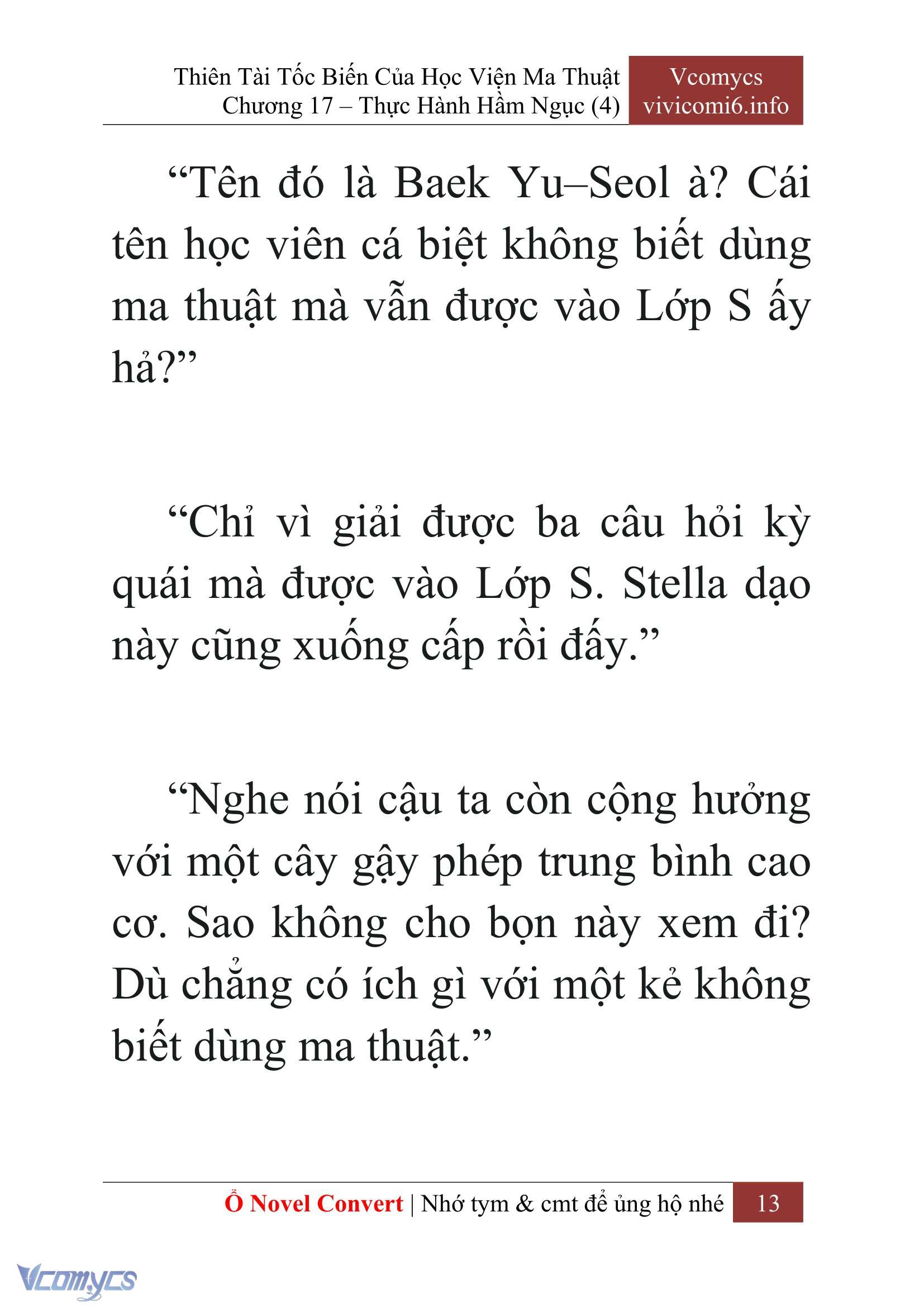 [Novel] Thiên Tài Tốc Biến Của Học Viện Ma Thuật Chap 17 - Trang 2