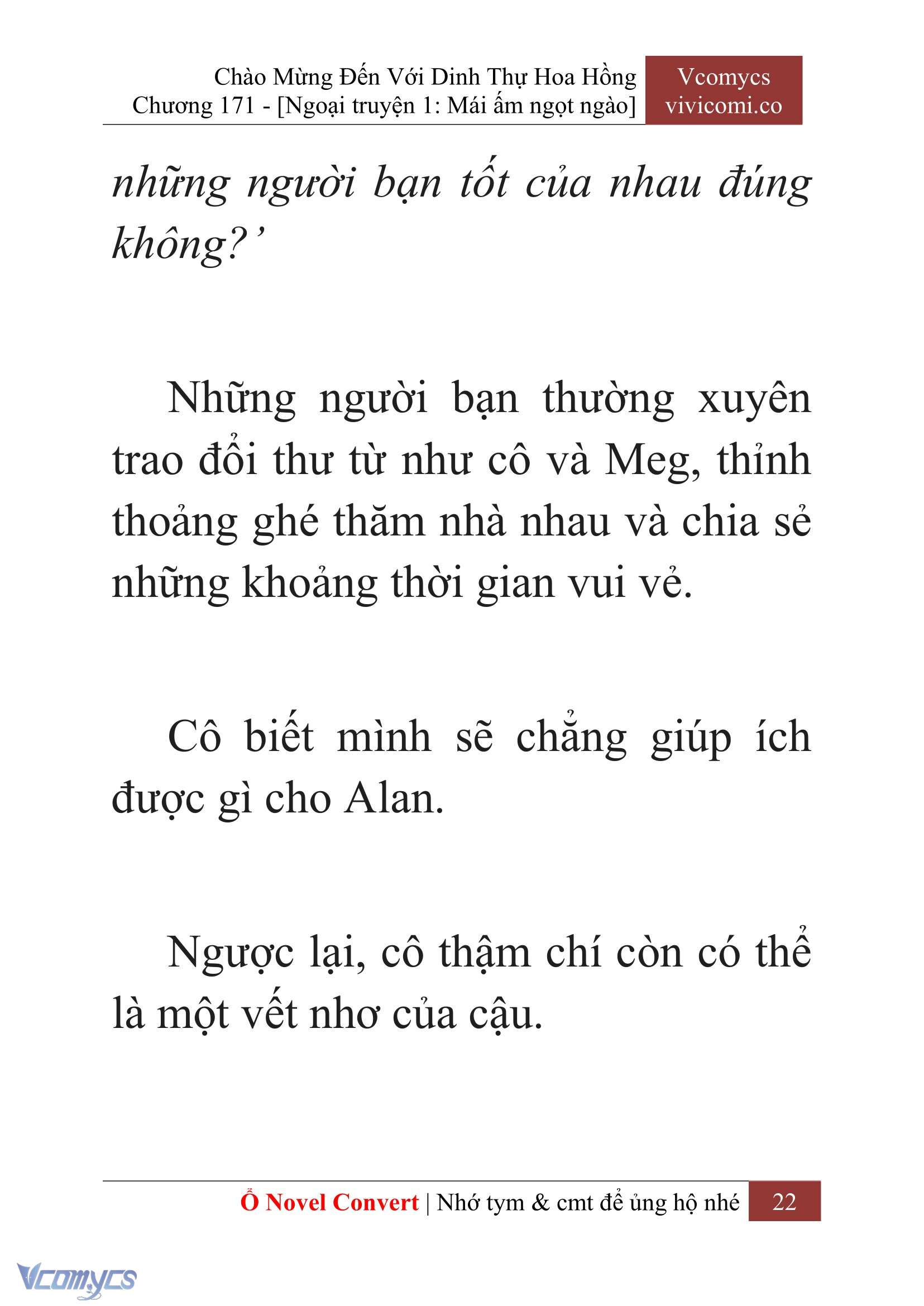 [Novel] Chào Mừng Đến Với Dinh Thự Hoa Hồng Chap 171 - Trang 2