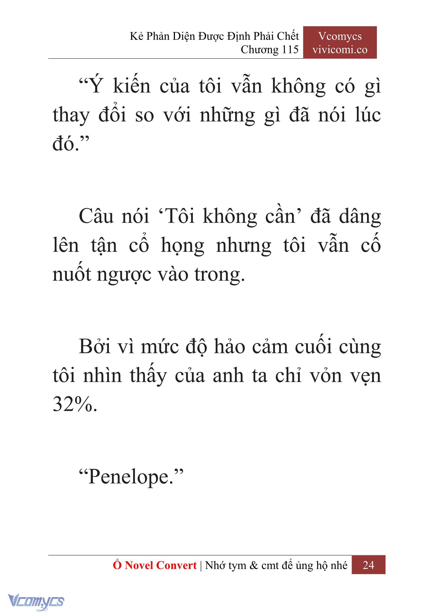 [Novel] Kẻ Phản Diện Được Định Phải Chết Chap 115 - Trang 2