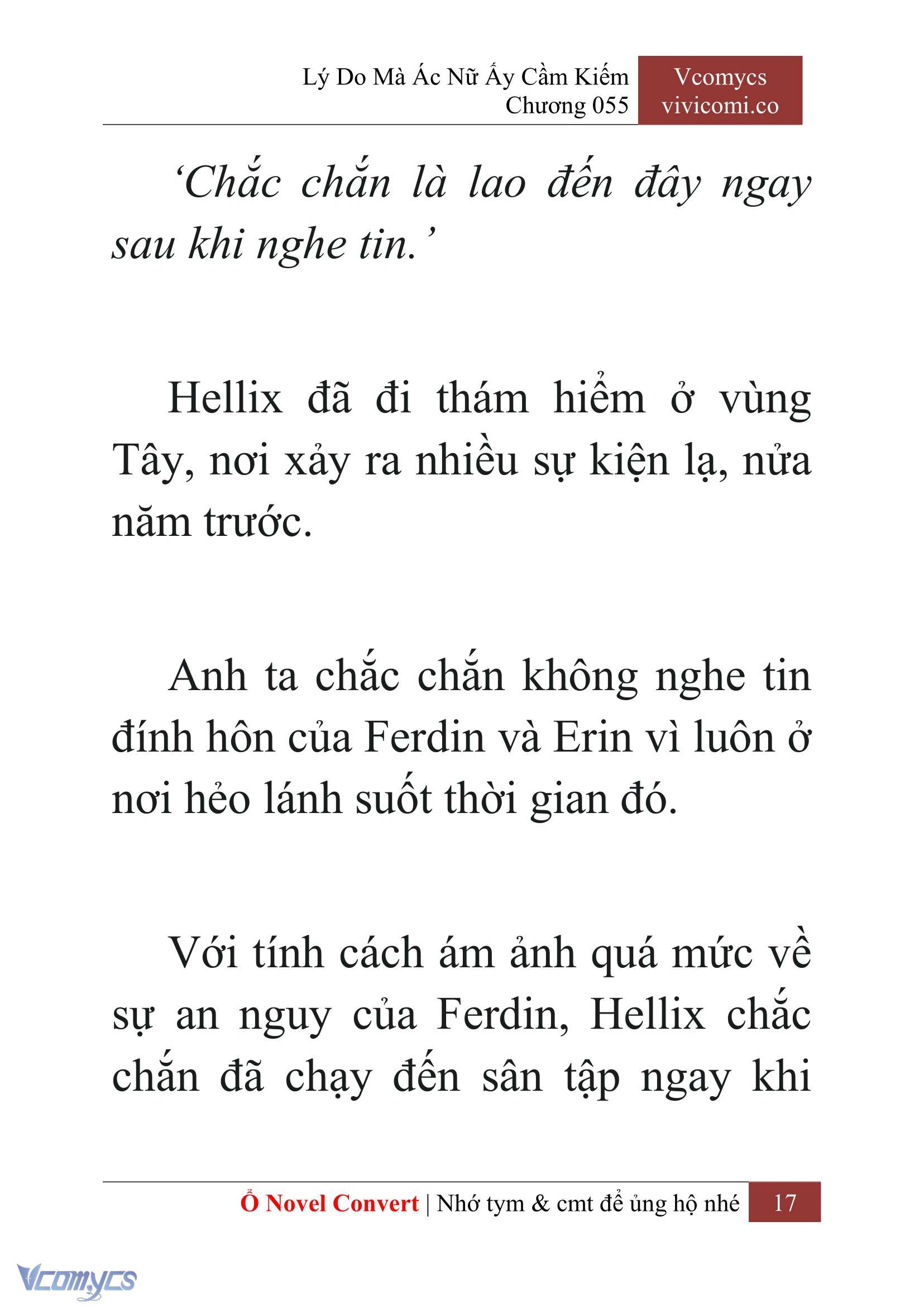 [Novel] Lý Do Mà Ác Nữ Ấy Cầm Kiếm Chap 55 - Next Chap 56
