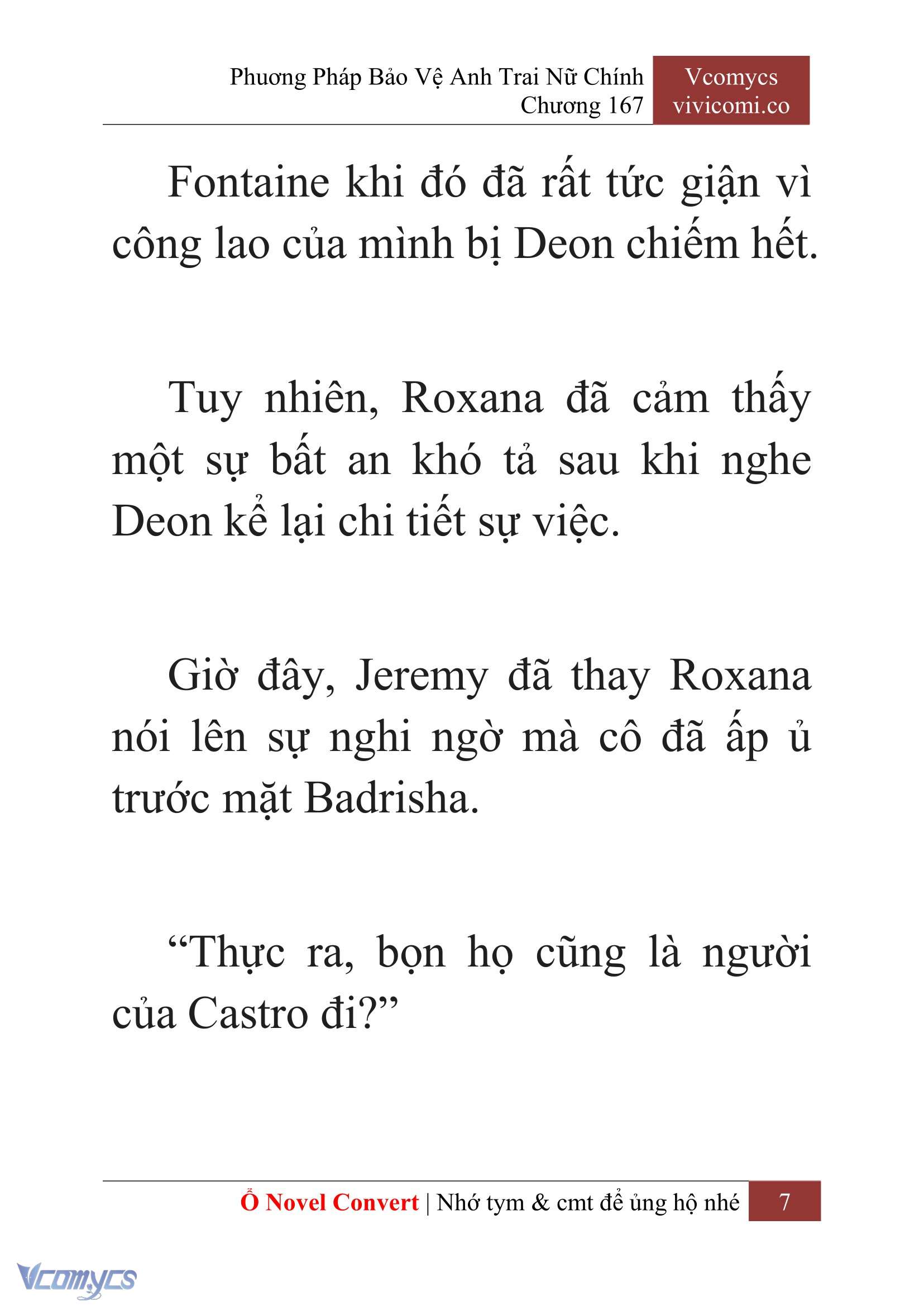[Novel] Phương Pháp Bảo Vệ Anh Trai Nữ Chính Chap 167 - Trang 2