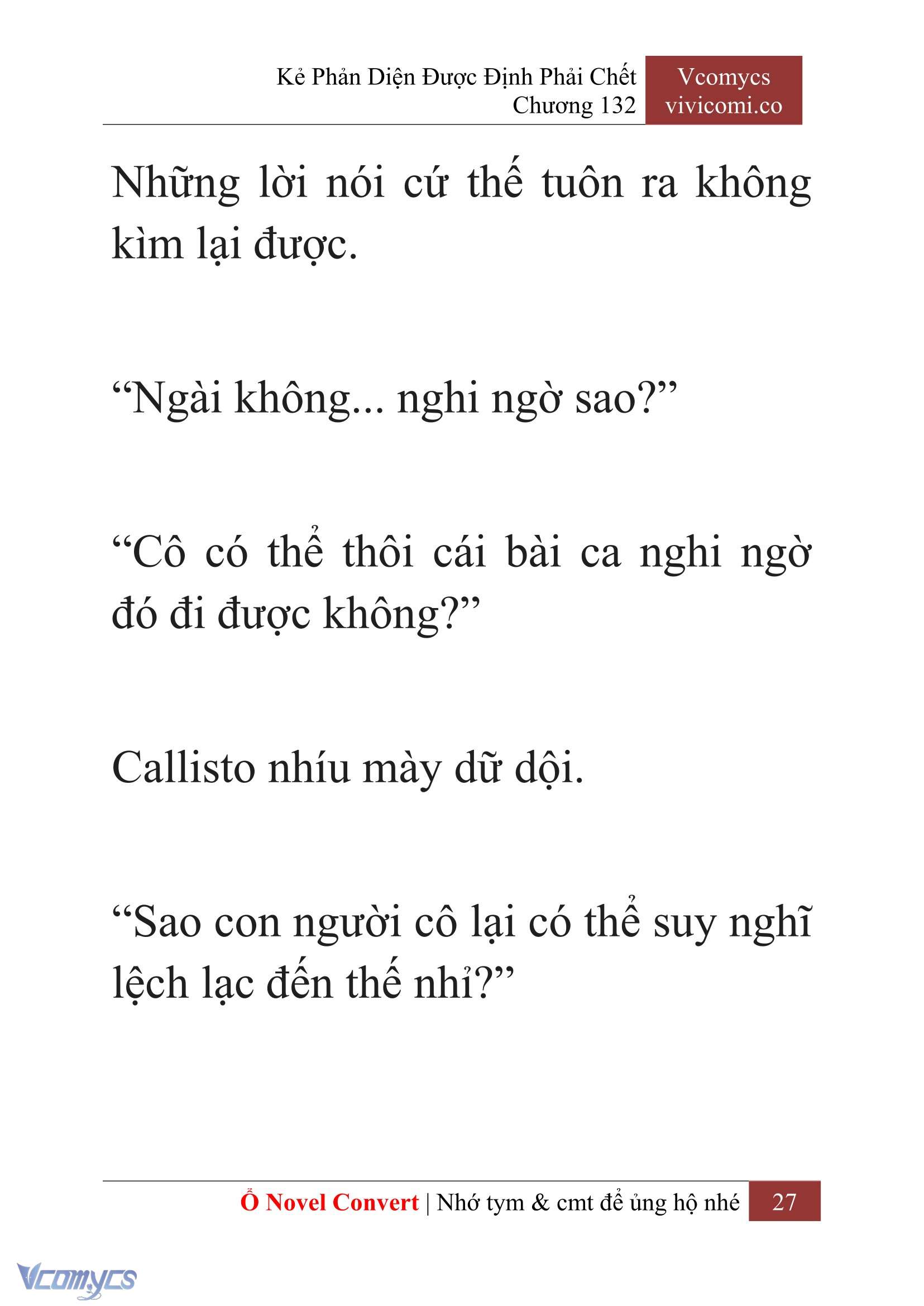 [Novel] Kẻ Phản Diện Được Định Phải Chết Chap 132 - Trang 2