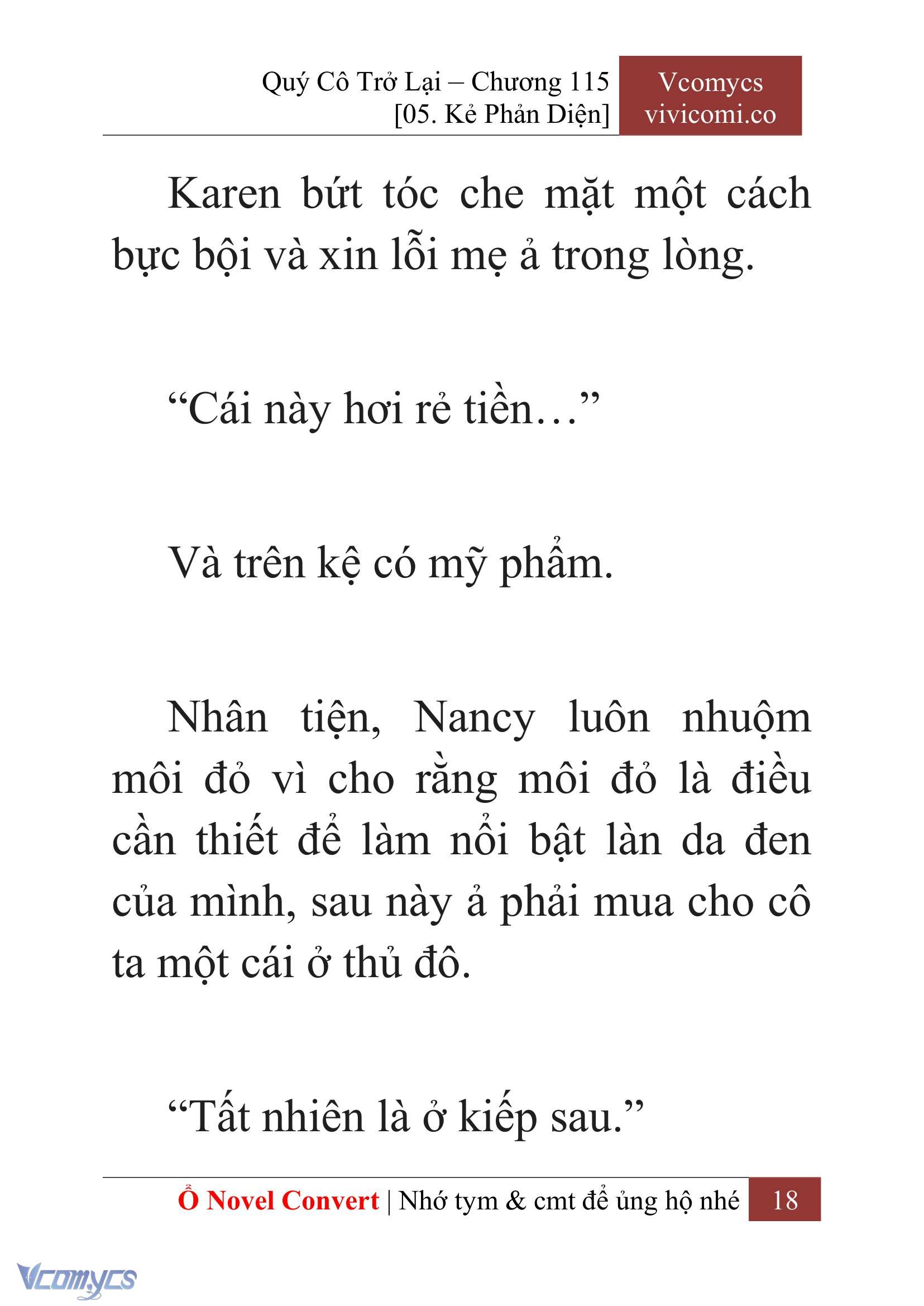 [Novel] Quý Cô Trở Lại Chap 115 - Trang 2