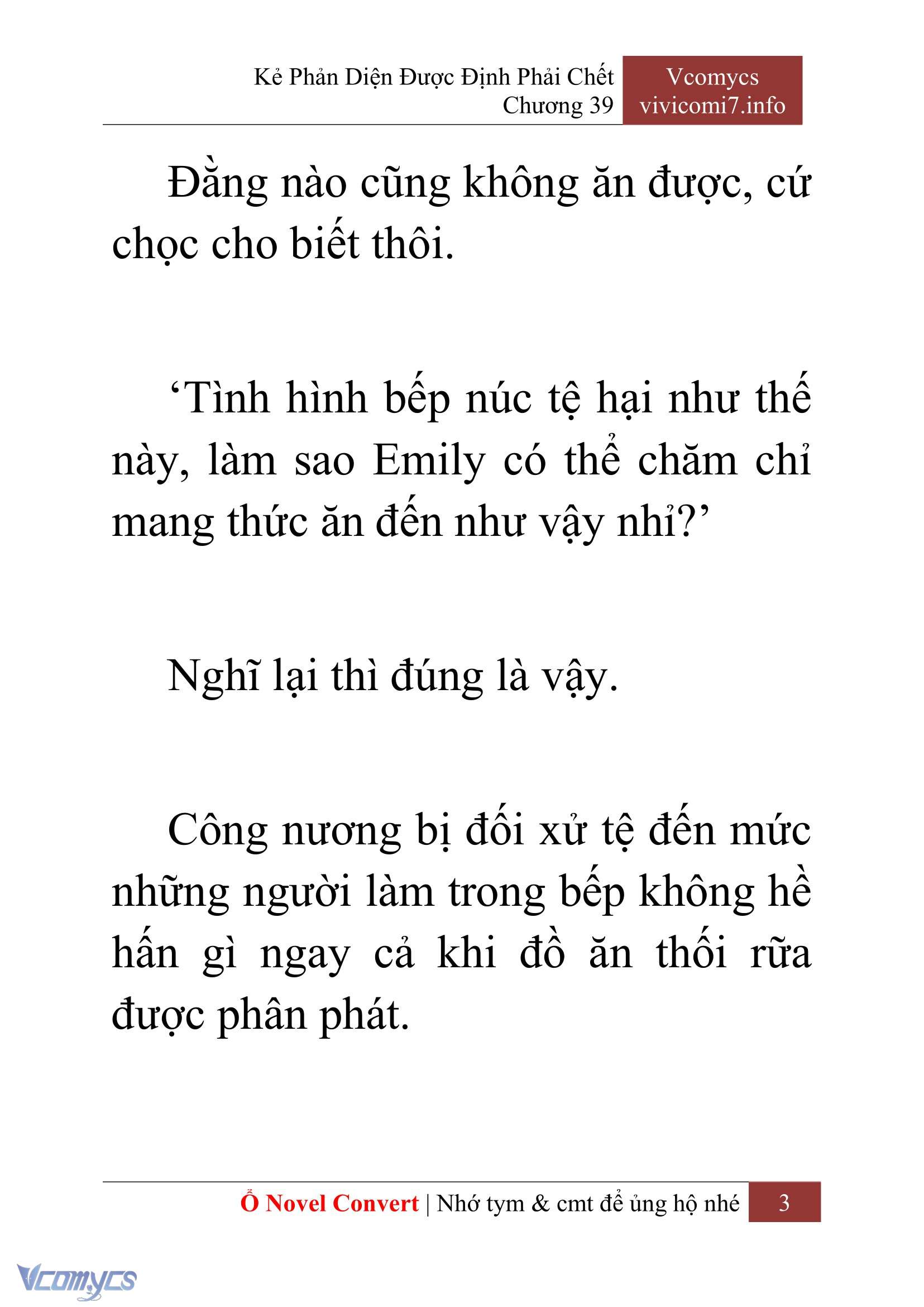 [Novel] Kẻ Phản Diện Được Định Phải Chết Chap 39 - Next Chap 40