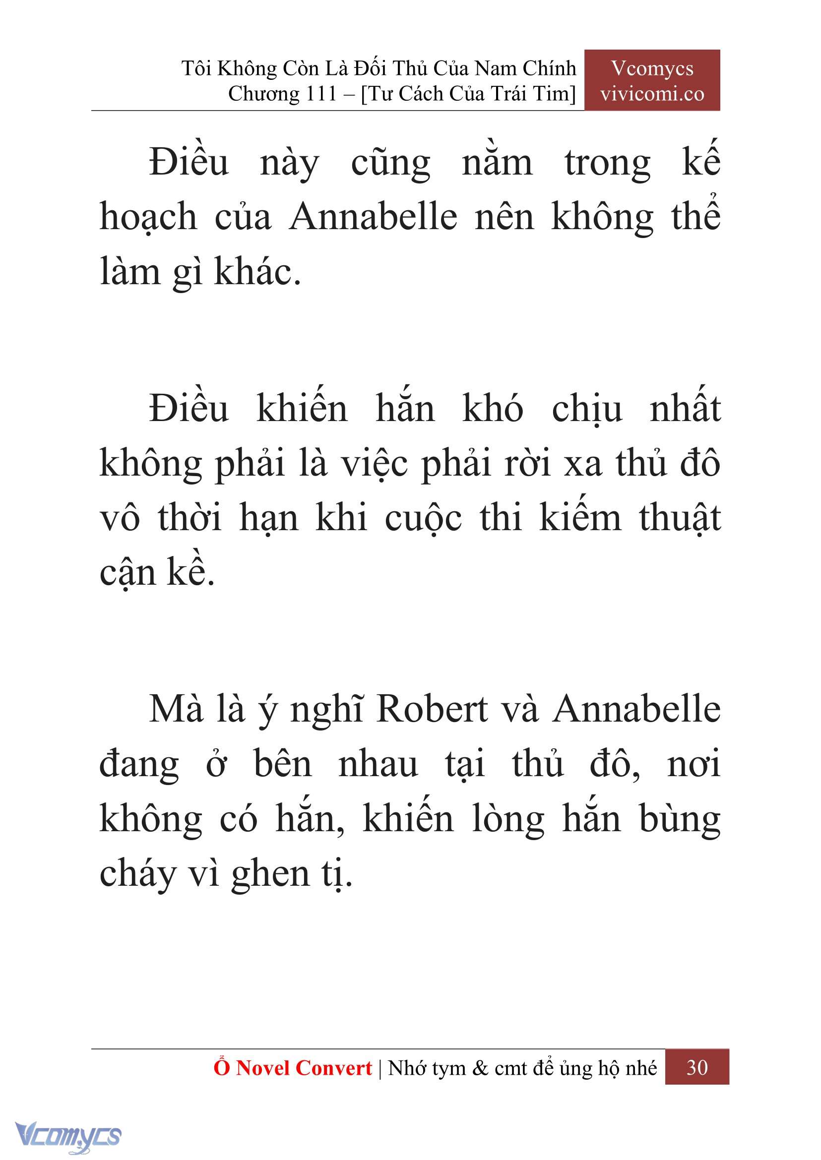 [Novel] Tôi Không Còn Là Đối Thủ Của Nam Chính Chap 111 - Trang 2