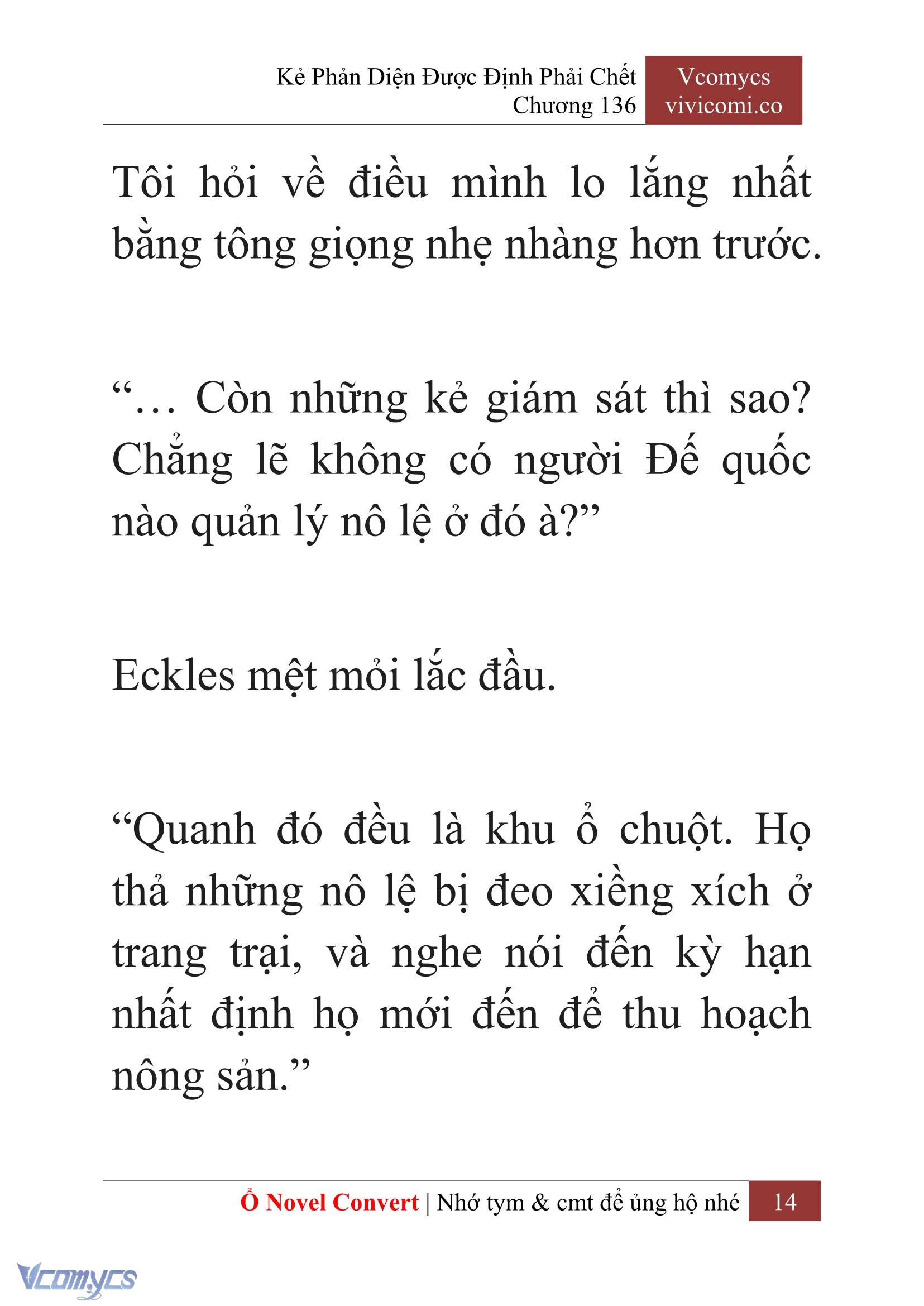 [Novel] Kẻ Phản Diện Được Định Phải Chết Chap 136 - Trang 2