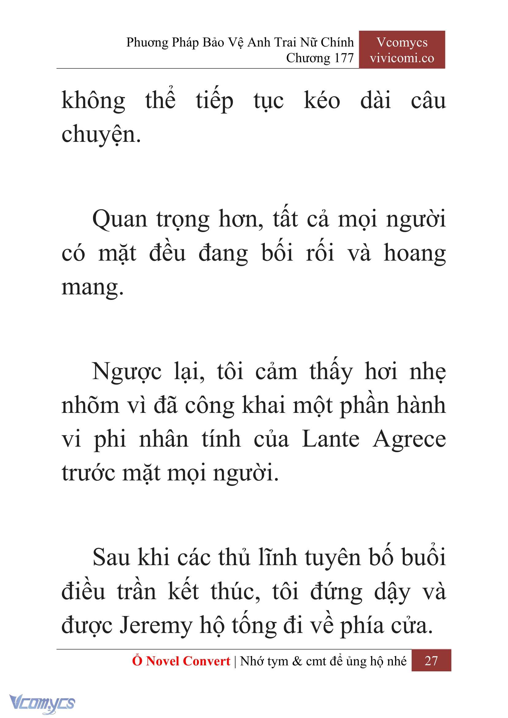 [Novel] Phương Pháp Bảo Vệ Anh Trai Nữ Chính Chap 177 - Trang 2