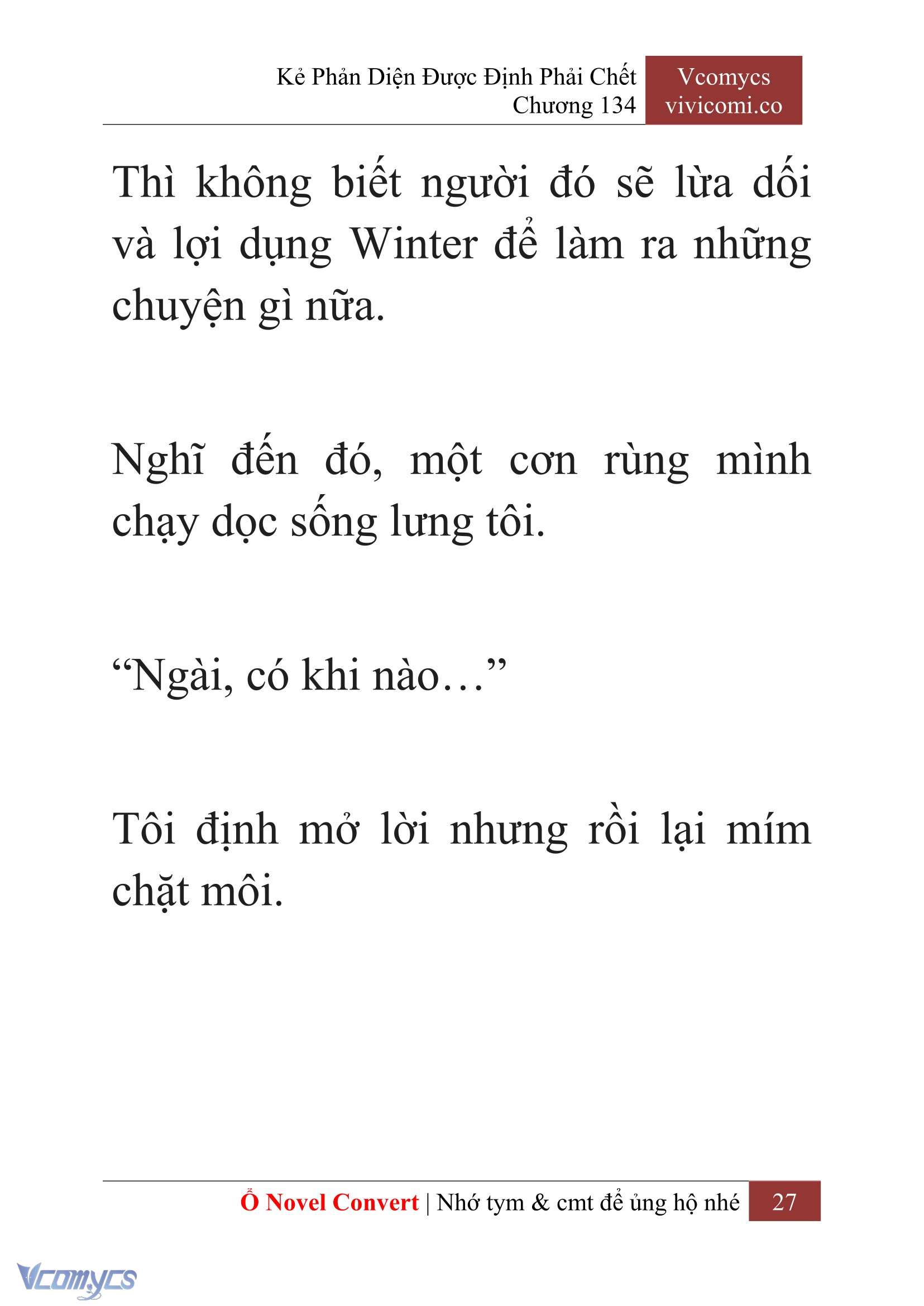 [Novel] Kẻ Phản Diện Được Định Phải Chết Chap 134 - Trang 2