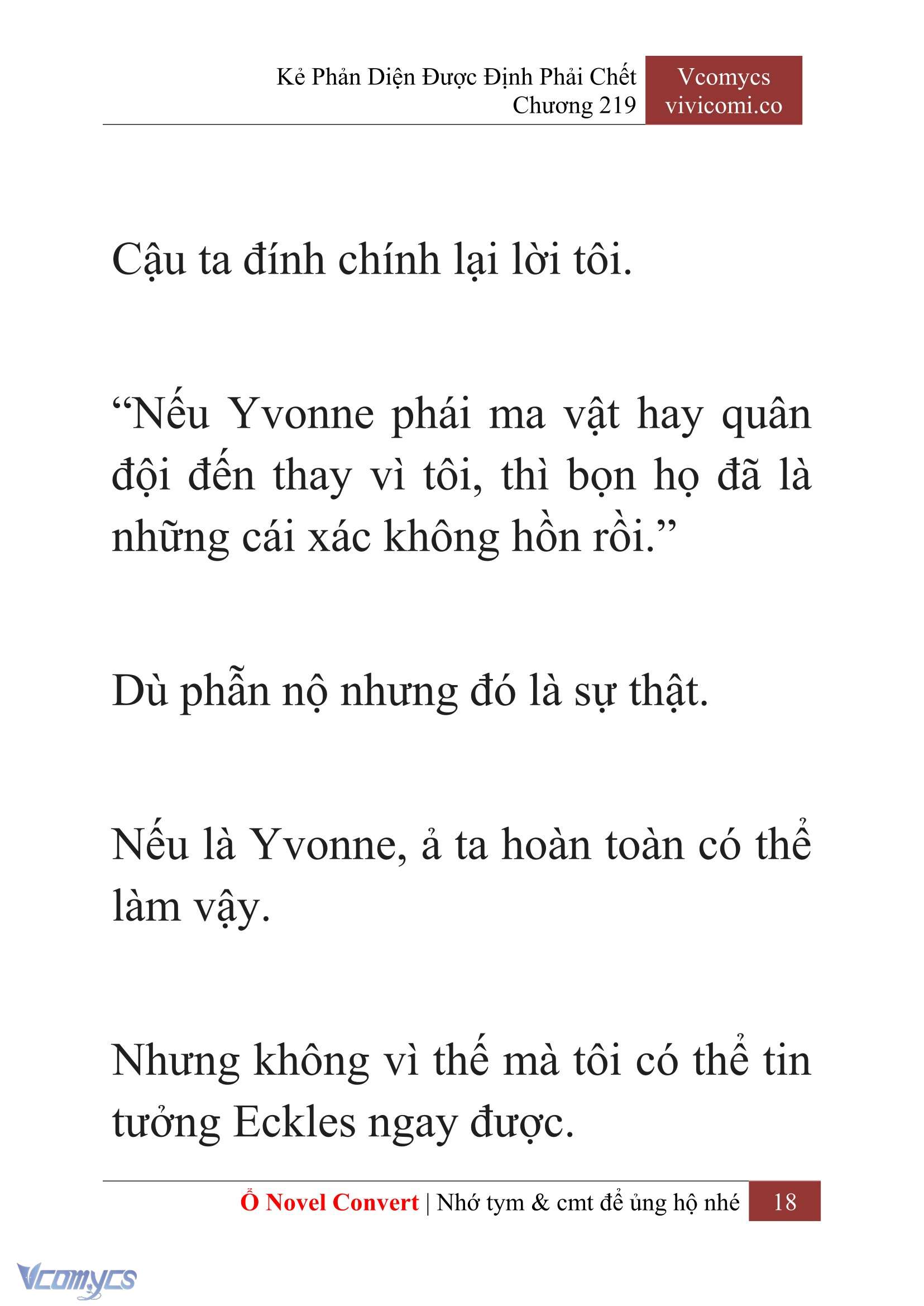 [Novel] Kẻ Phản Diện Được Định Phải Chết Chap 219 - Next Chap 220