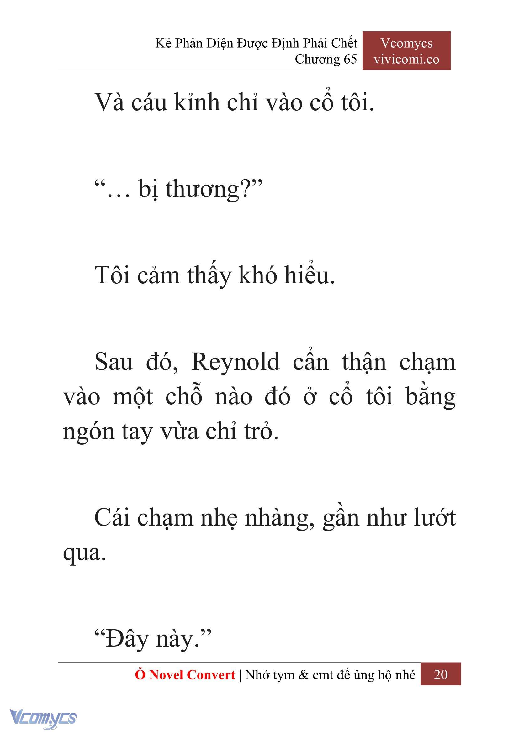 [Novel] Kẻ Phản Diện Được Định Phải Chết Chap 65 - Trang 2